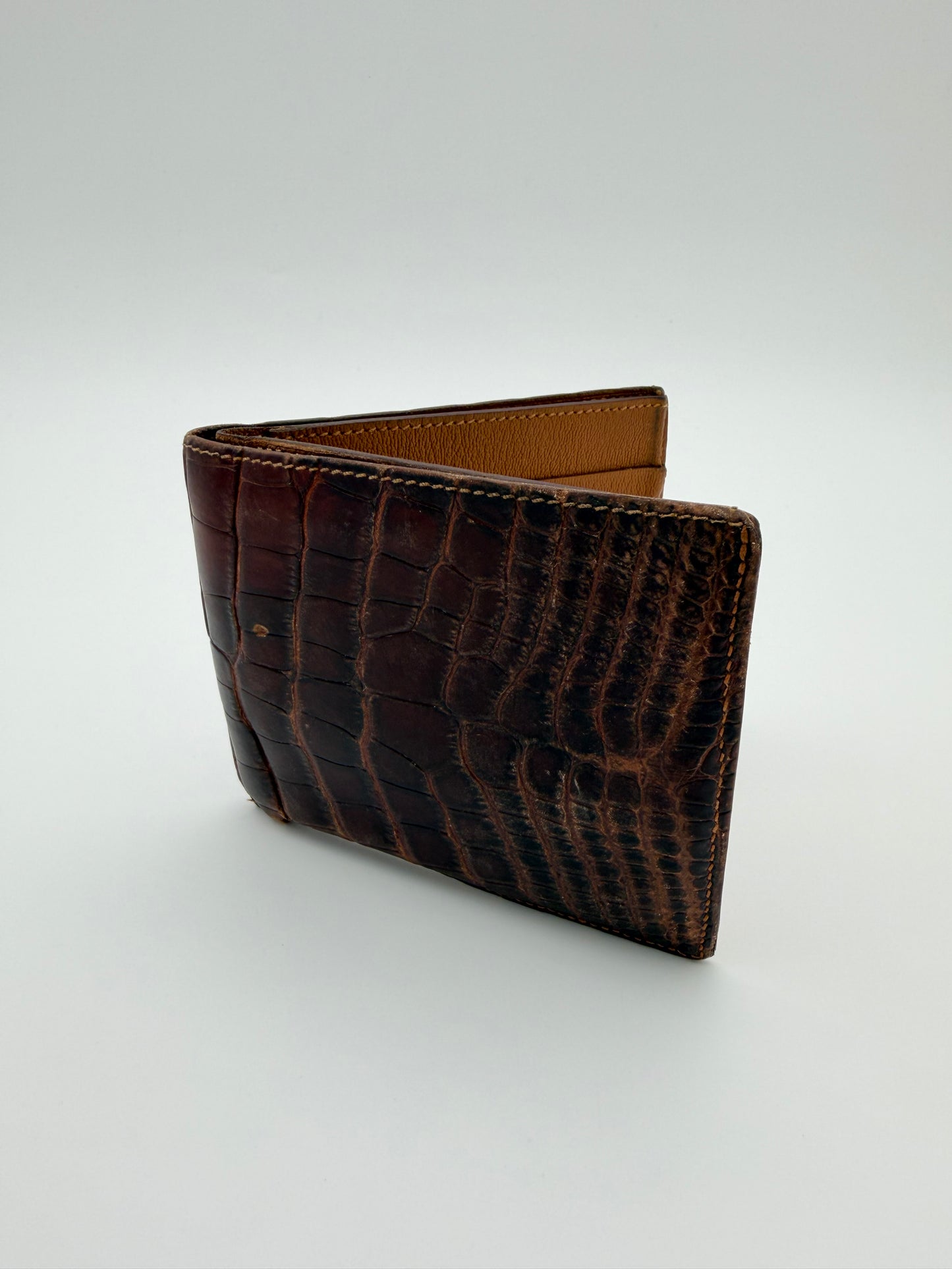 HERMES MC2 ALLIGATOR WALLET (NO BOX)