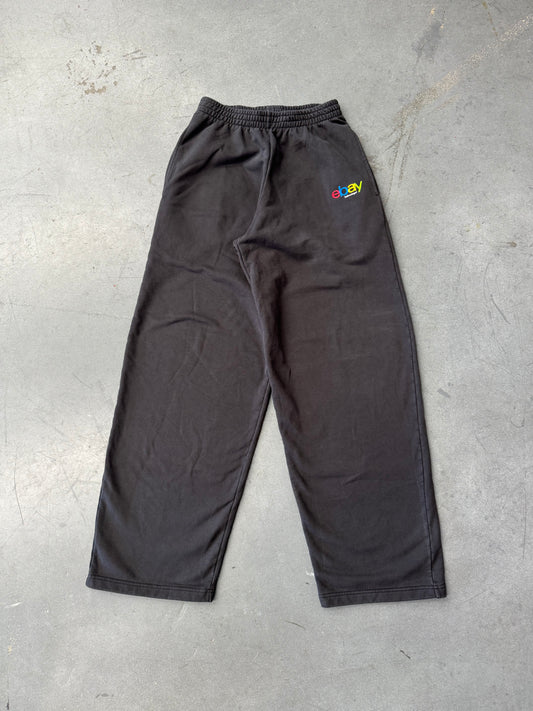 BALENCIAGA X EBAY BAGGY SWEATPANT - WASHED BLACK