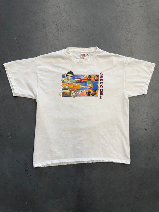 2002 GREEN DAY SUPER FANTASTIC GIANT PUNK ROCK ROBOT 21ST CENTURY TEE (FOTL TAG)