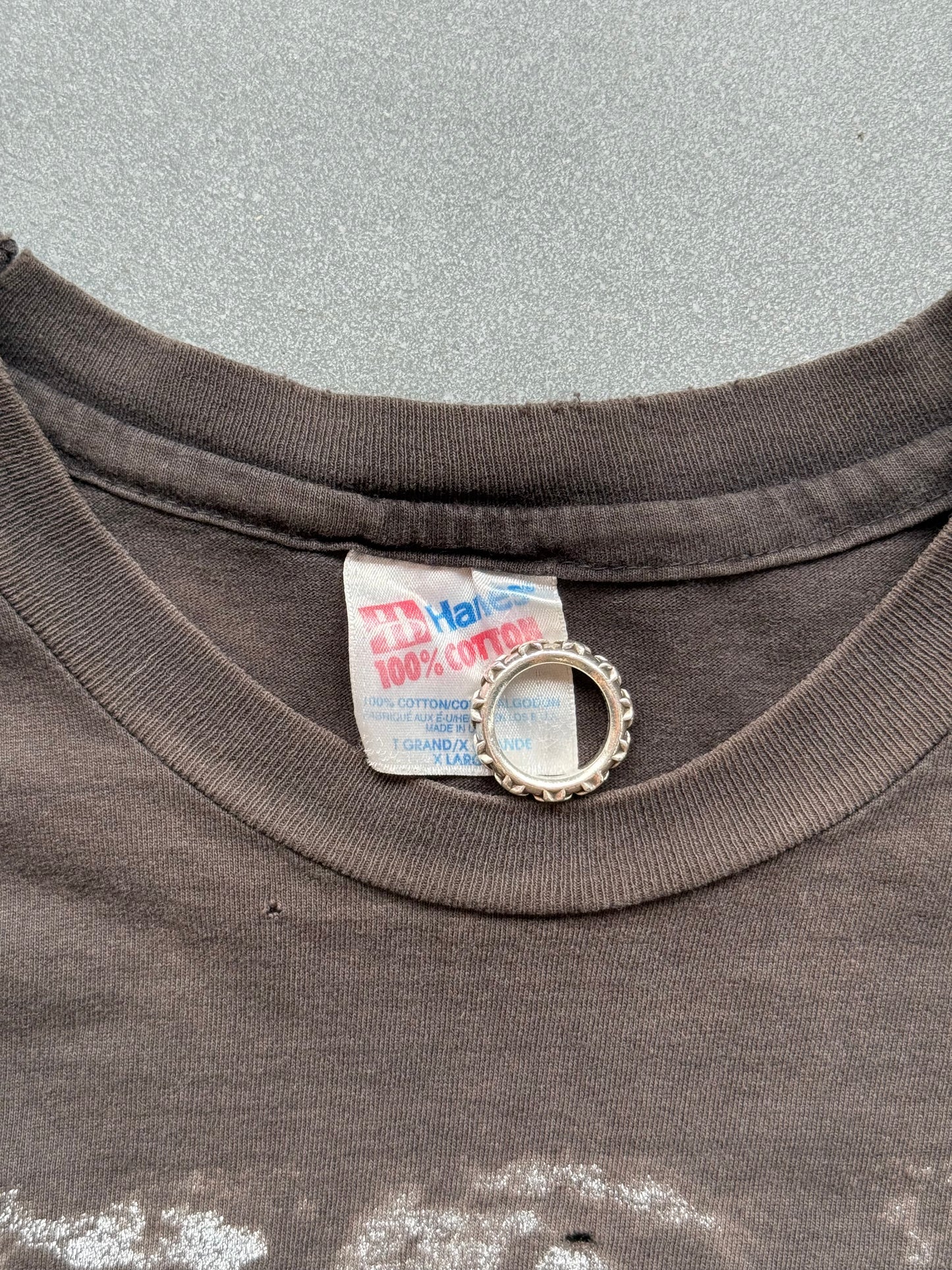 90'S SONIC YOUTH BOOTLEG PORTRAIT TEE (HANES TAG)