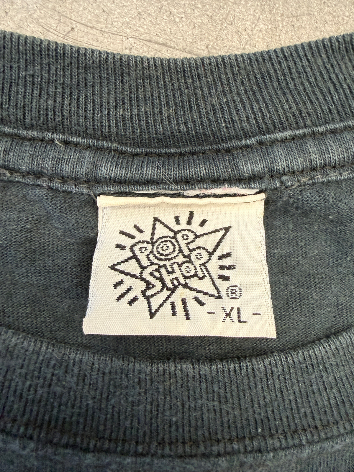 90S VINTAGE KEITH HARING DANCING FIGURES TEE (POP SHOP TAG)