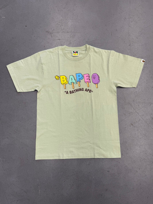 SS23 BAPE POPSICLE TEE - GREEN (L) (NEW IN BAG)