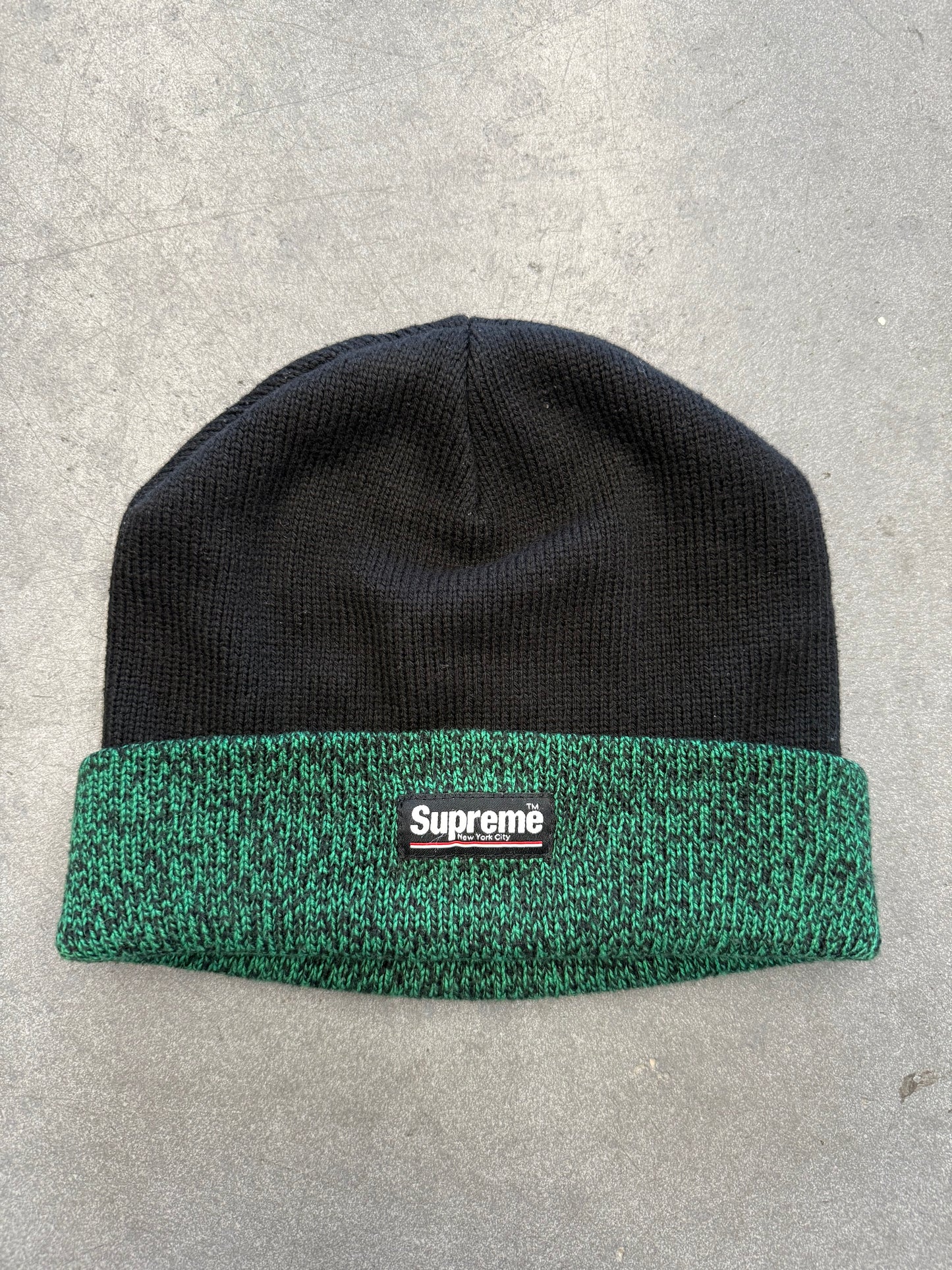 FW13 SUPREME MARLED CUFFED BEANIE