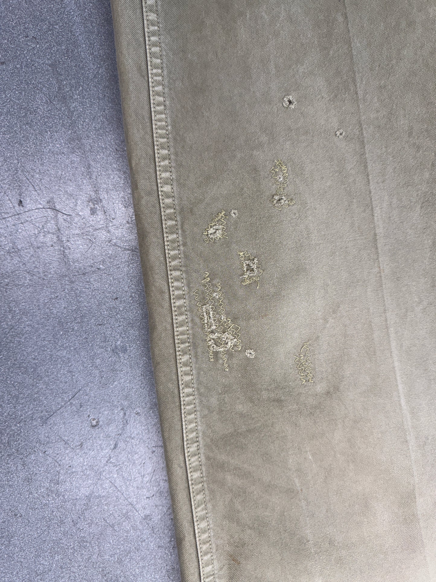 VISVIM REPAIRED CHINO PANT - FIELD