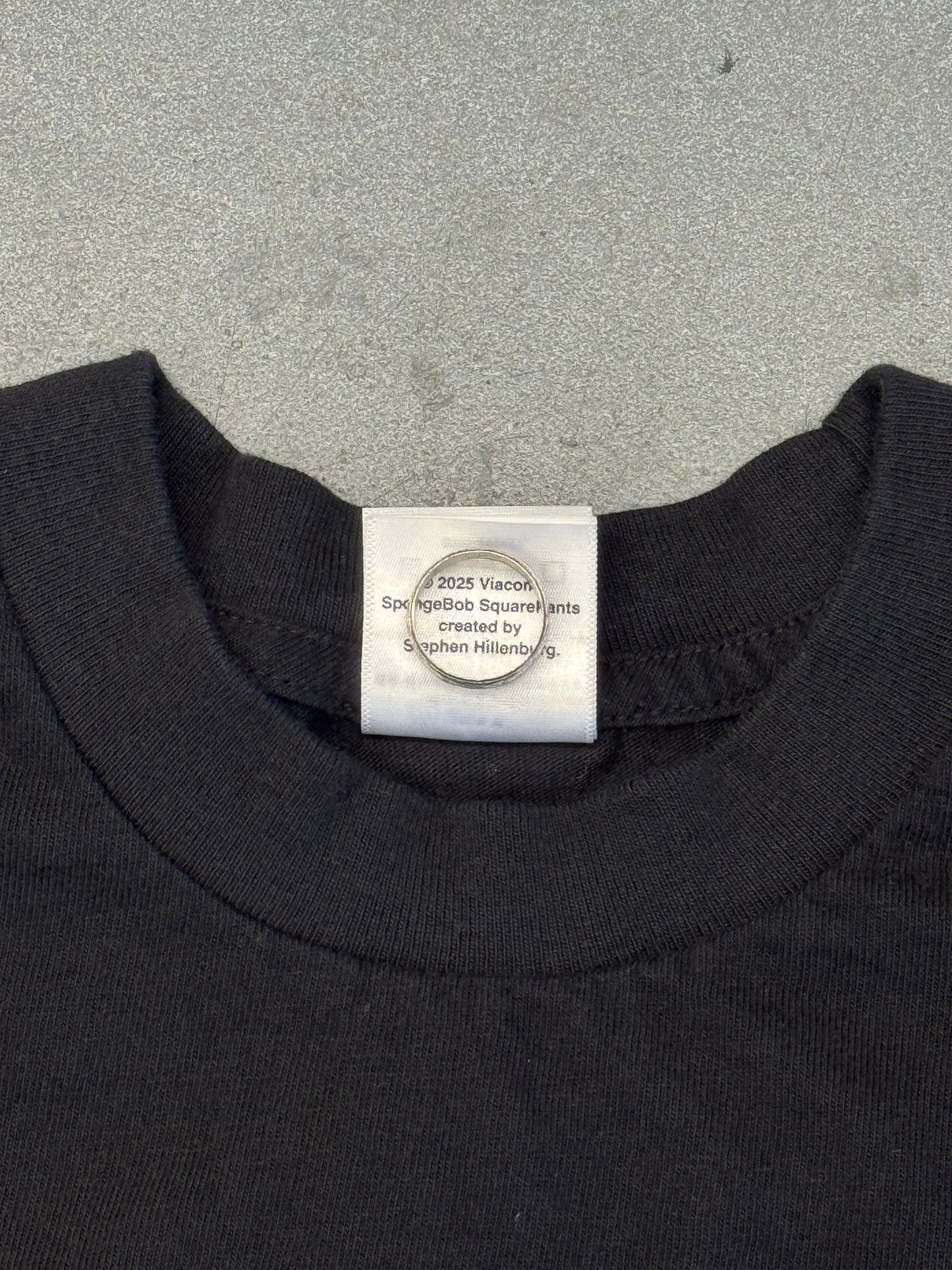 SS25 SUPREME SPONGEBOB CASTELLI RACING LONG SLEEVE TEE BLACK - SMALL