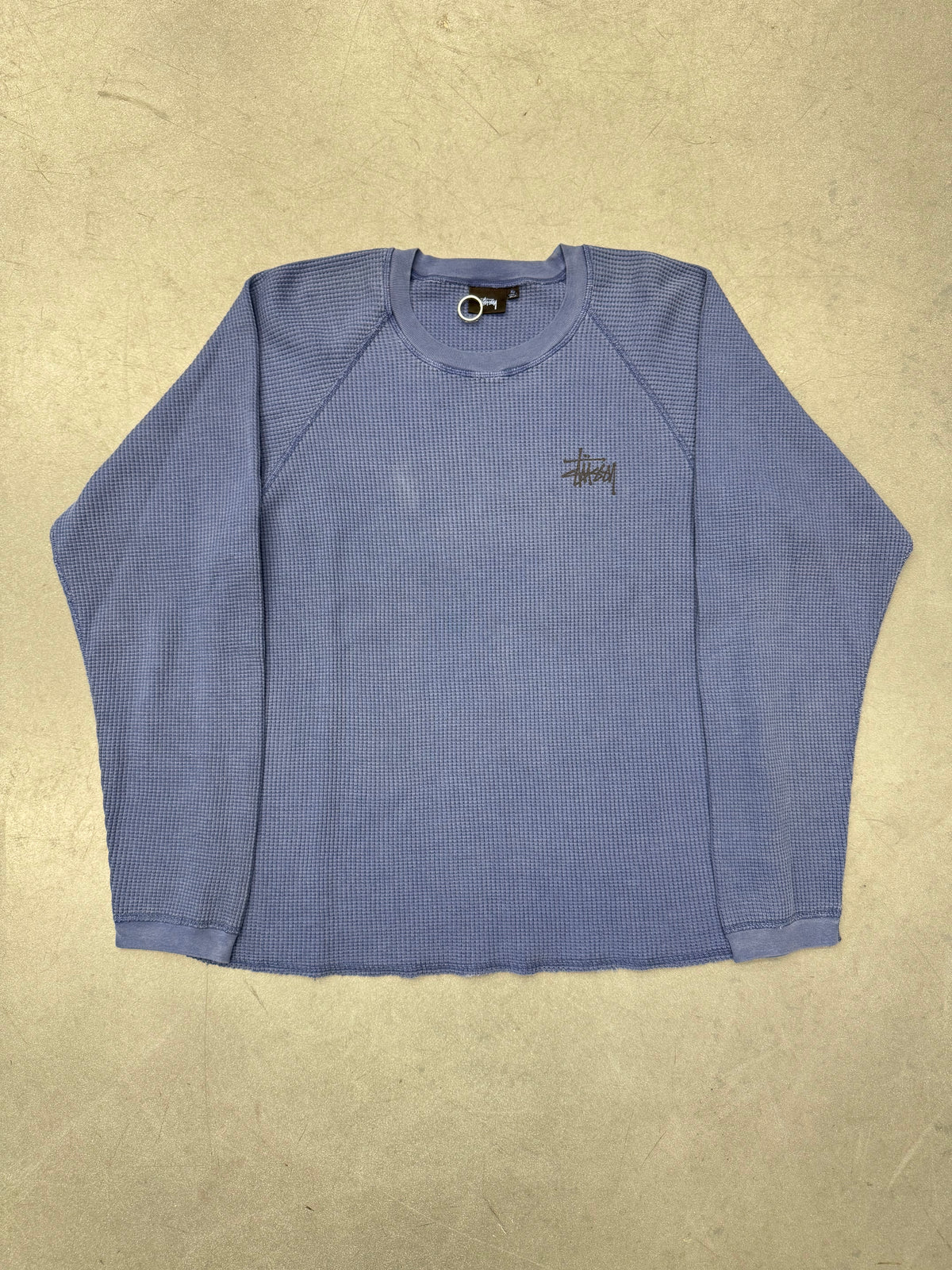STUSSY WAFFLE KNIT THERMAL LONG SLEEVE