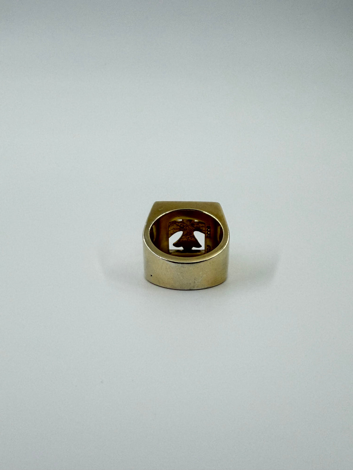 CHROME HEARTS PLUS CROSS BLOCK SILVER RING