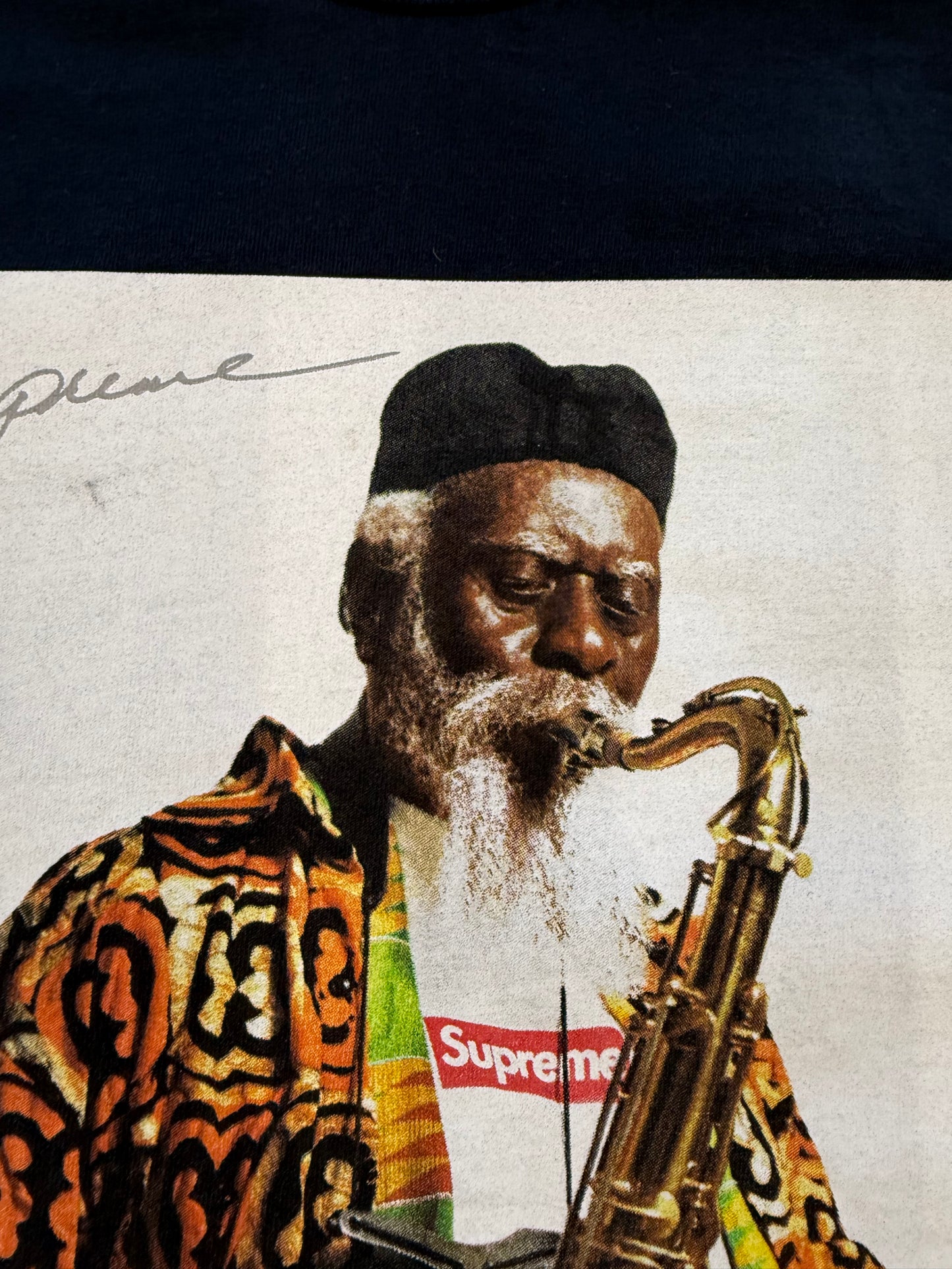FW20 SUPREME PHAROAH SANDERS TEE - NAVY (M)