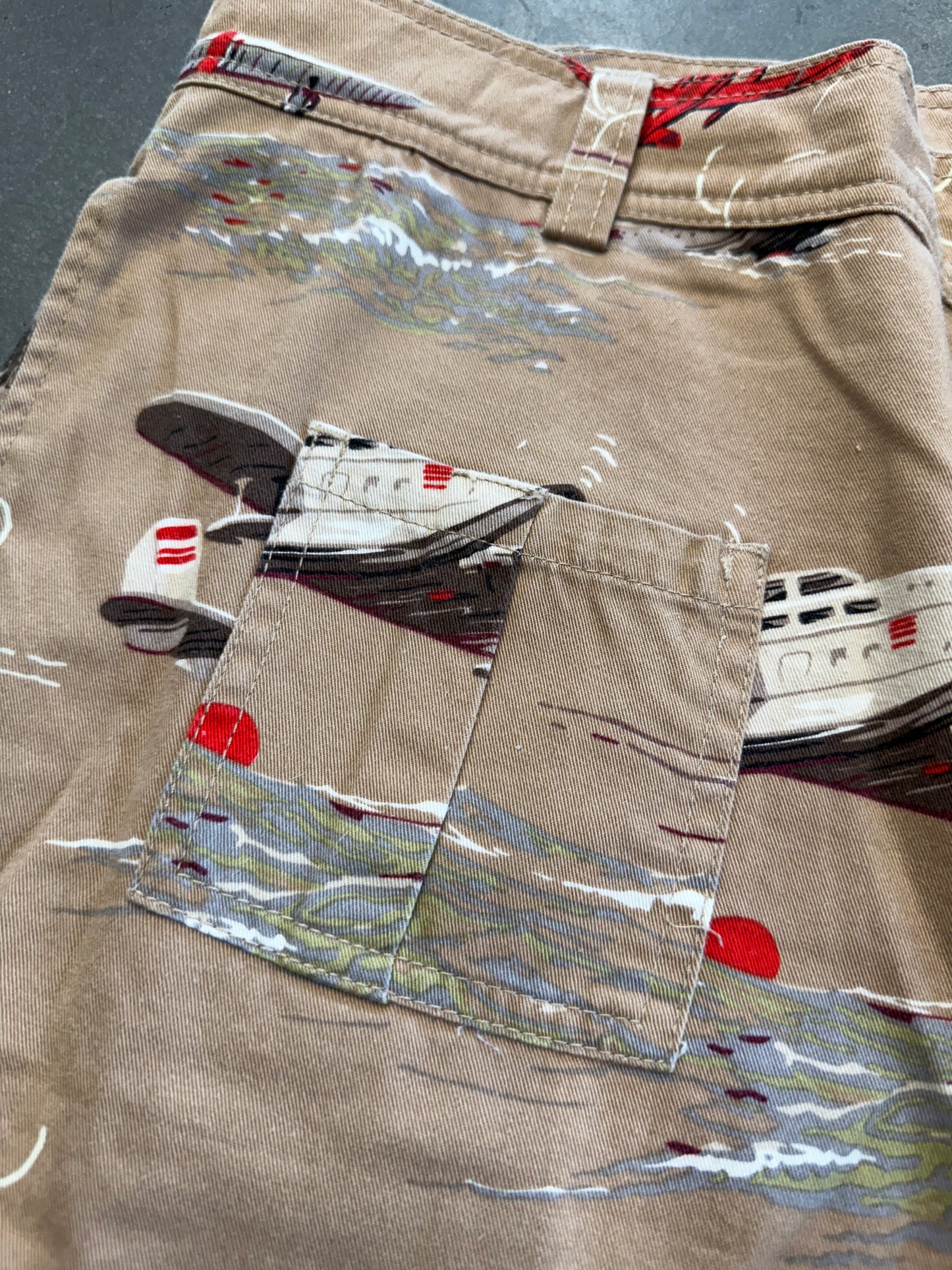 SS08 SUPREME AIRPLANE SHORTS - KHAKI (36)