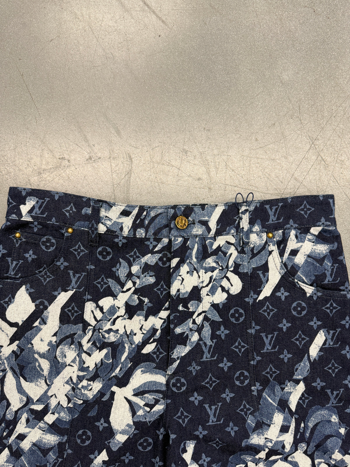 SS21 LOUIS VUITTON MONOGRAM PATCHWORK DENIM