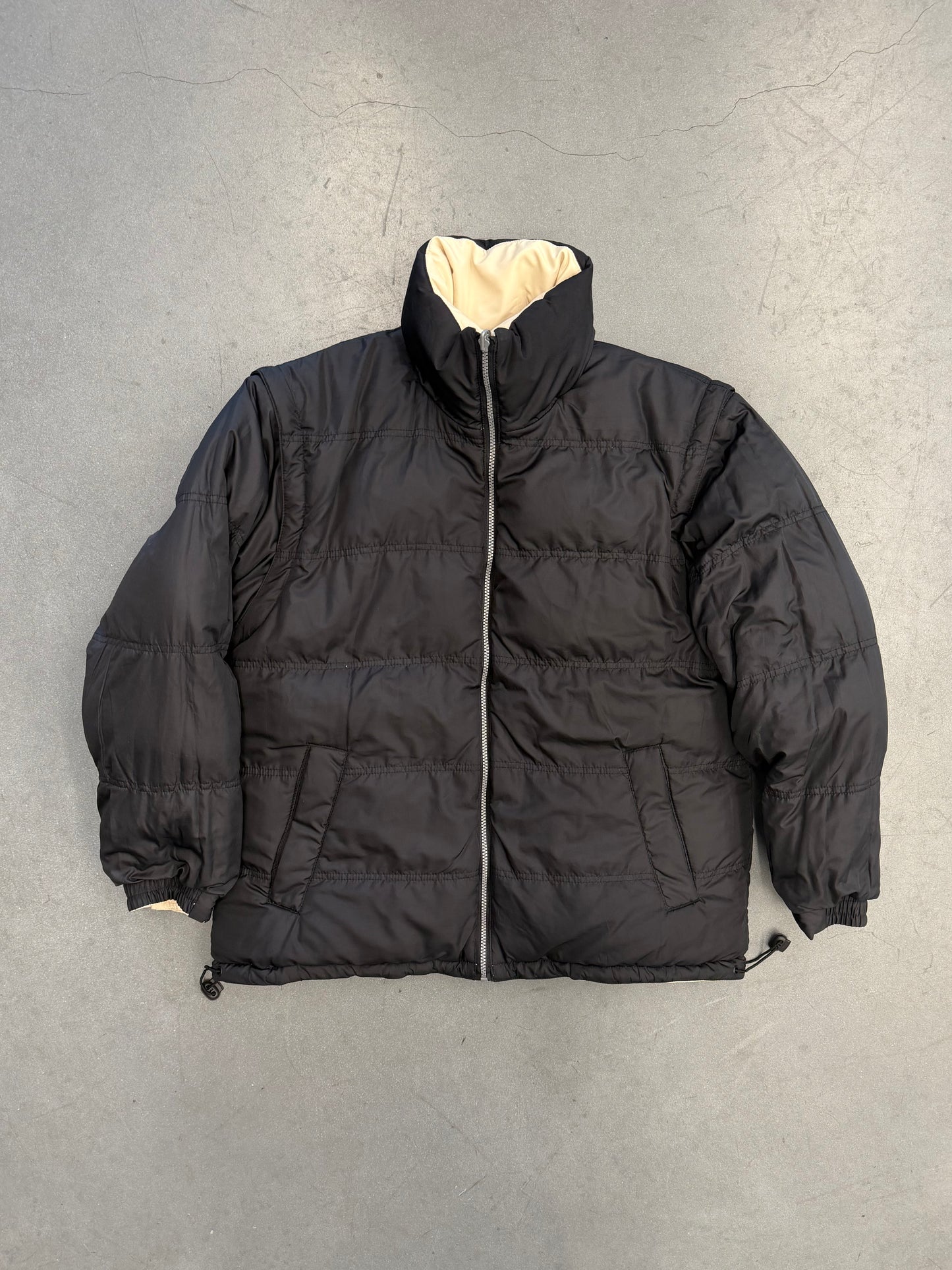 VINTAGE PORN STAR CONVERTIBLE PUFFER JACKET