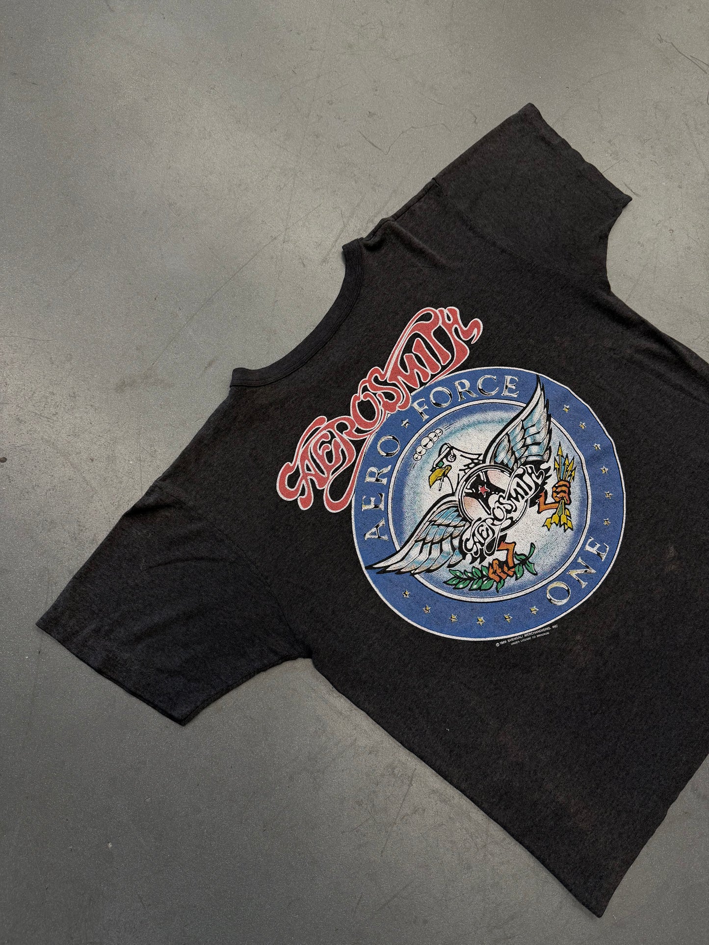 1989 AEROSMITH AERO FORCE ONE TEE (PULLED TAG)