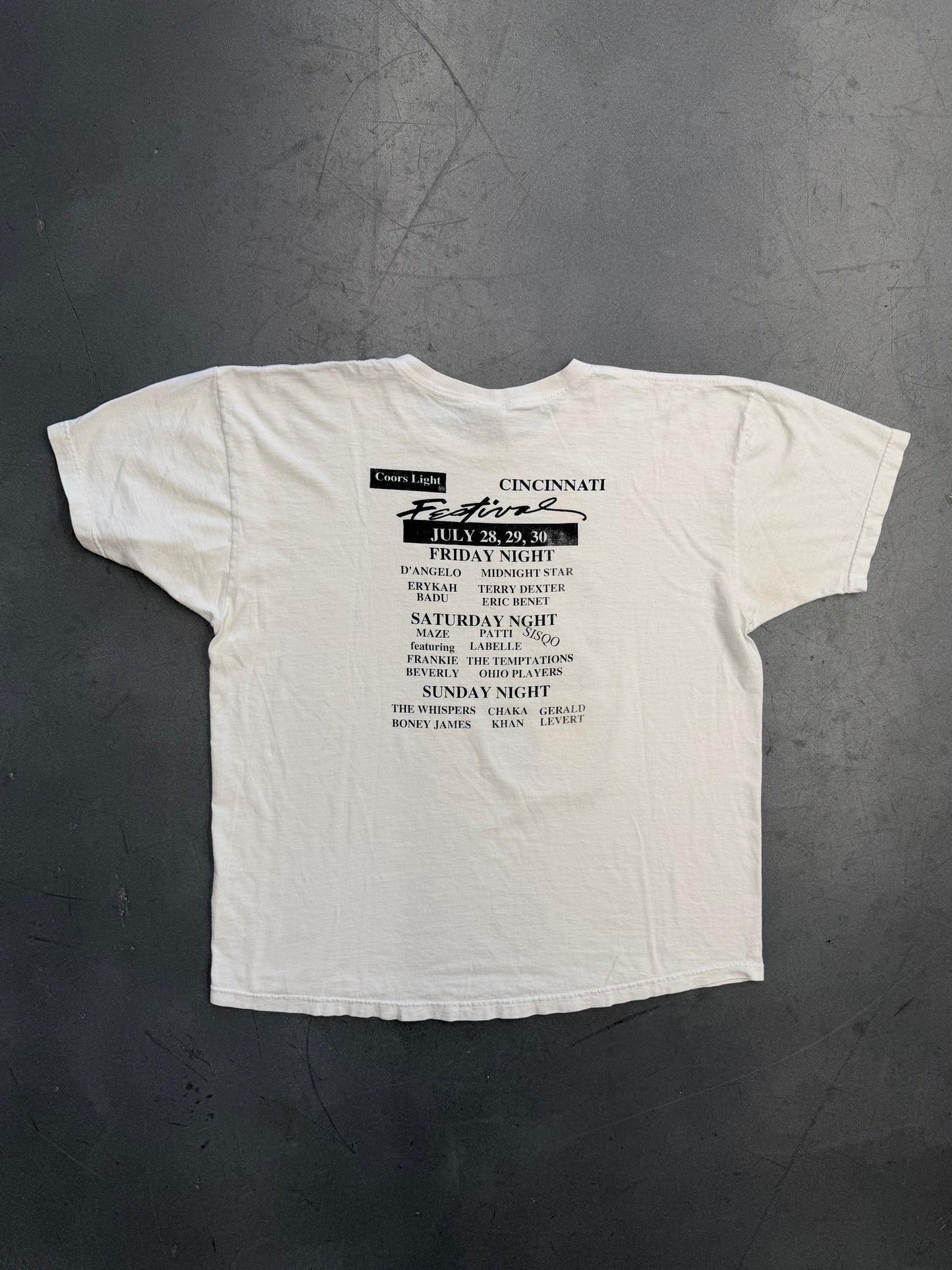 2000 CINCINNATI JAZZ FESTIVAL "THAT THONG!" TEE (FOTL TAG)