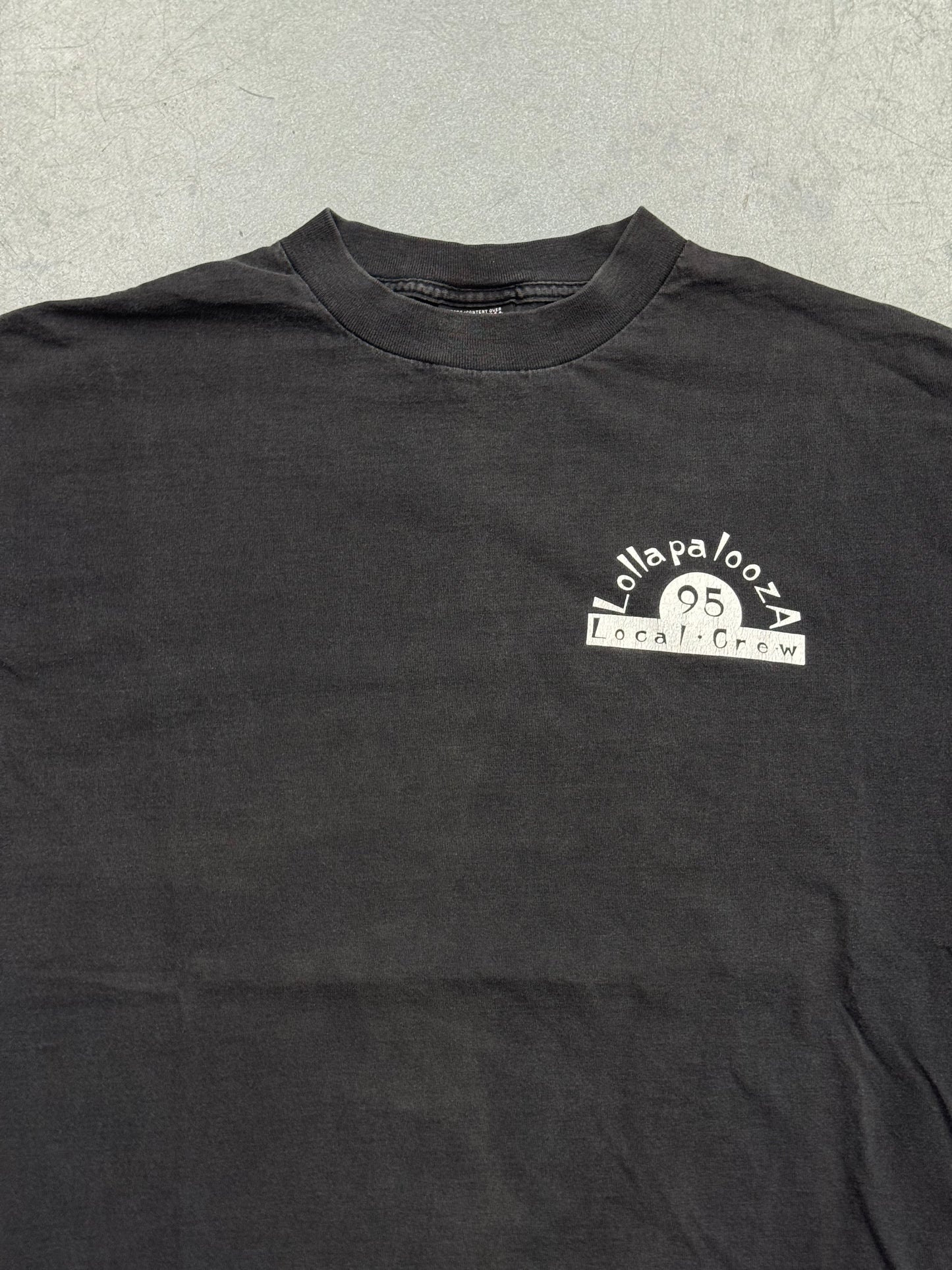 1995 LOLLAPALOOZA CREW TEE (GIANT TAG)