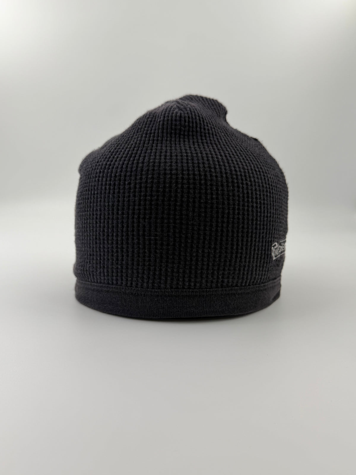 OLDER CHROME HEARTS THICK CROSS THERMAL WAFFLE BEANIE - FADED