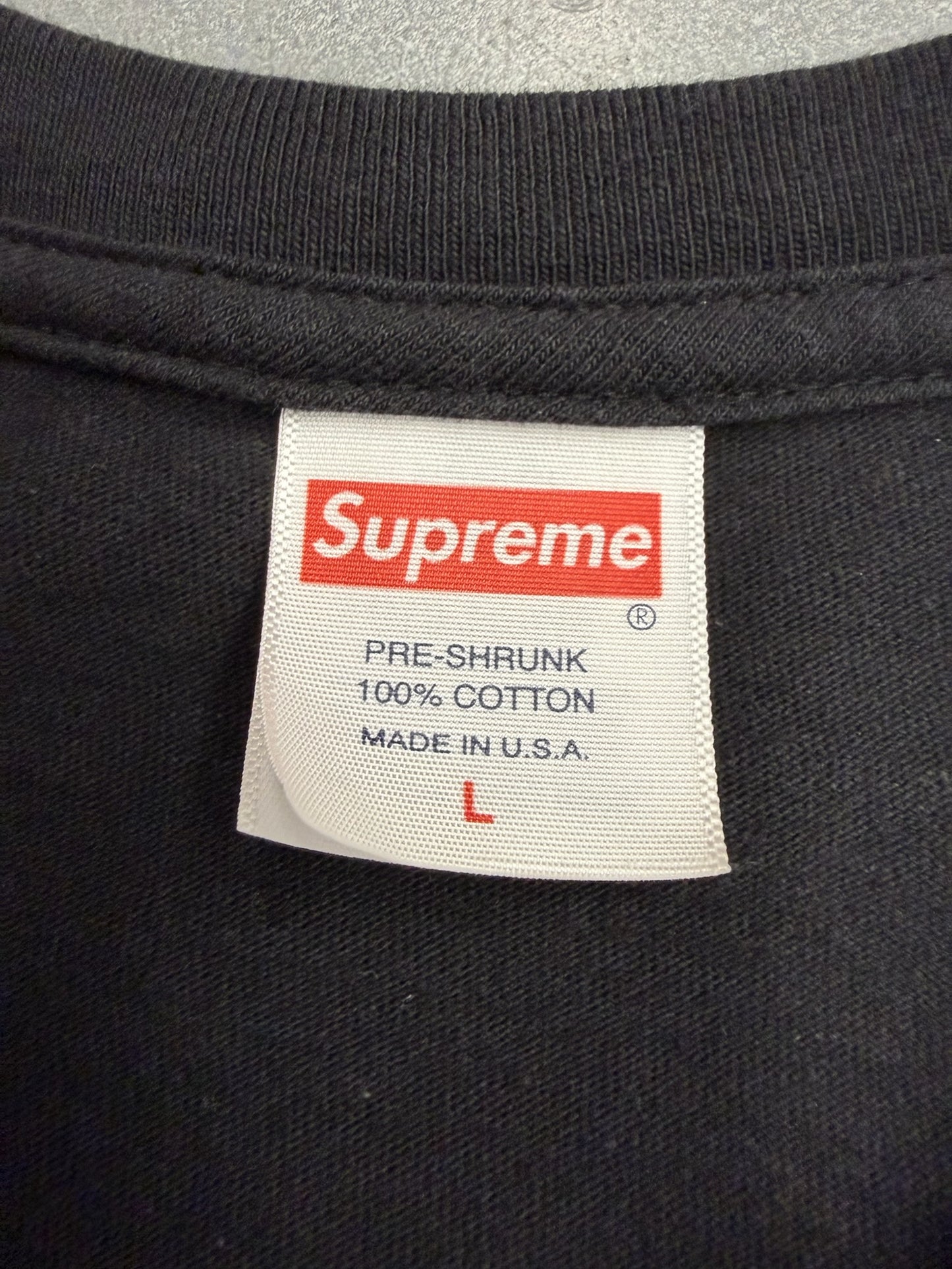 FW23 SUPREME SKELETON TEE - BLACK