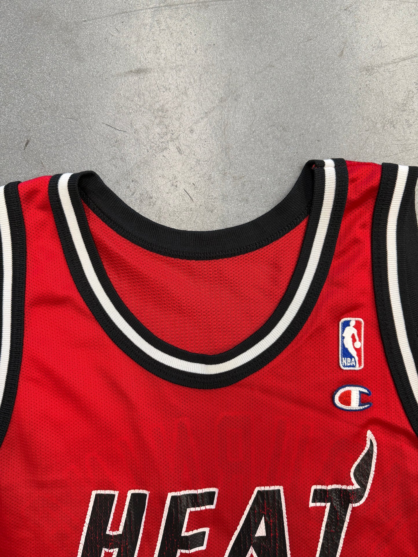 90S MIAMI HEAT NBA ALONZO MOURNING CHAMPION BASKETBALL JERSEY