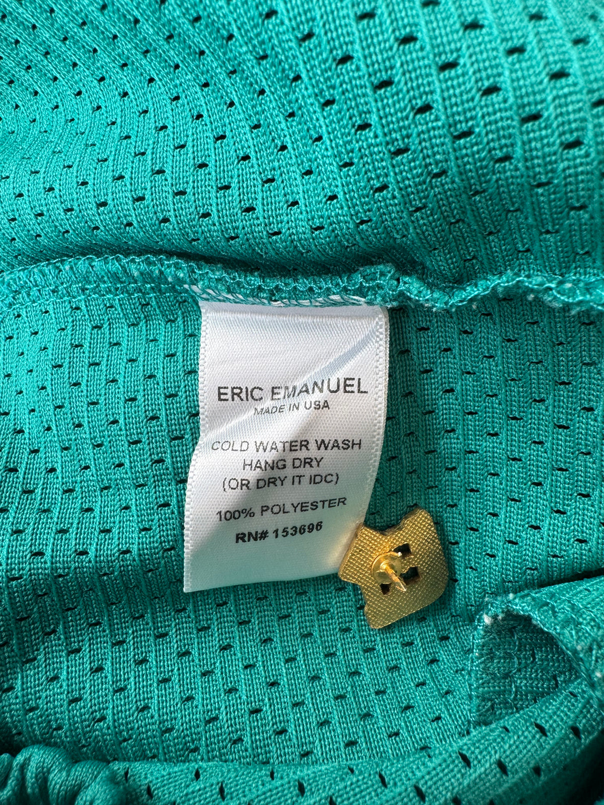 ERIC EMANUEL EE BASIC SHORT - ROYAL TEAL/WHITE