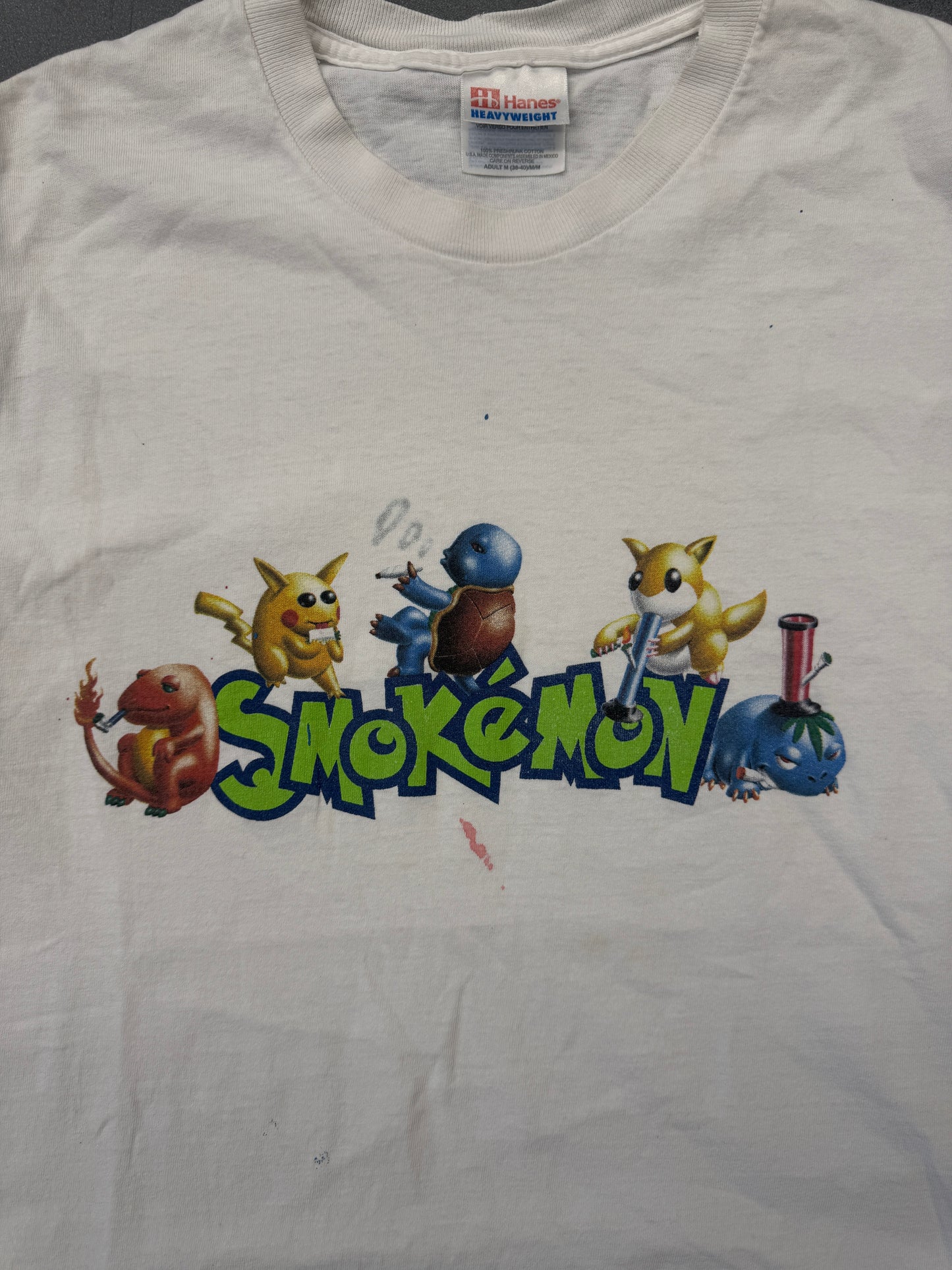 90S SMOKEMON BOOTLEG TEE (HANES TAG)