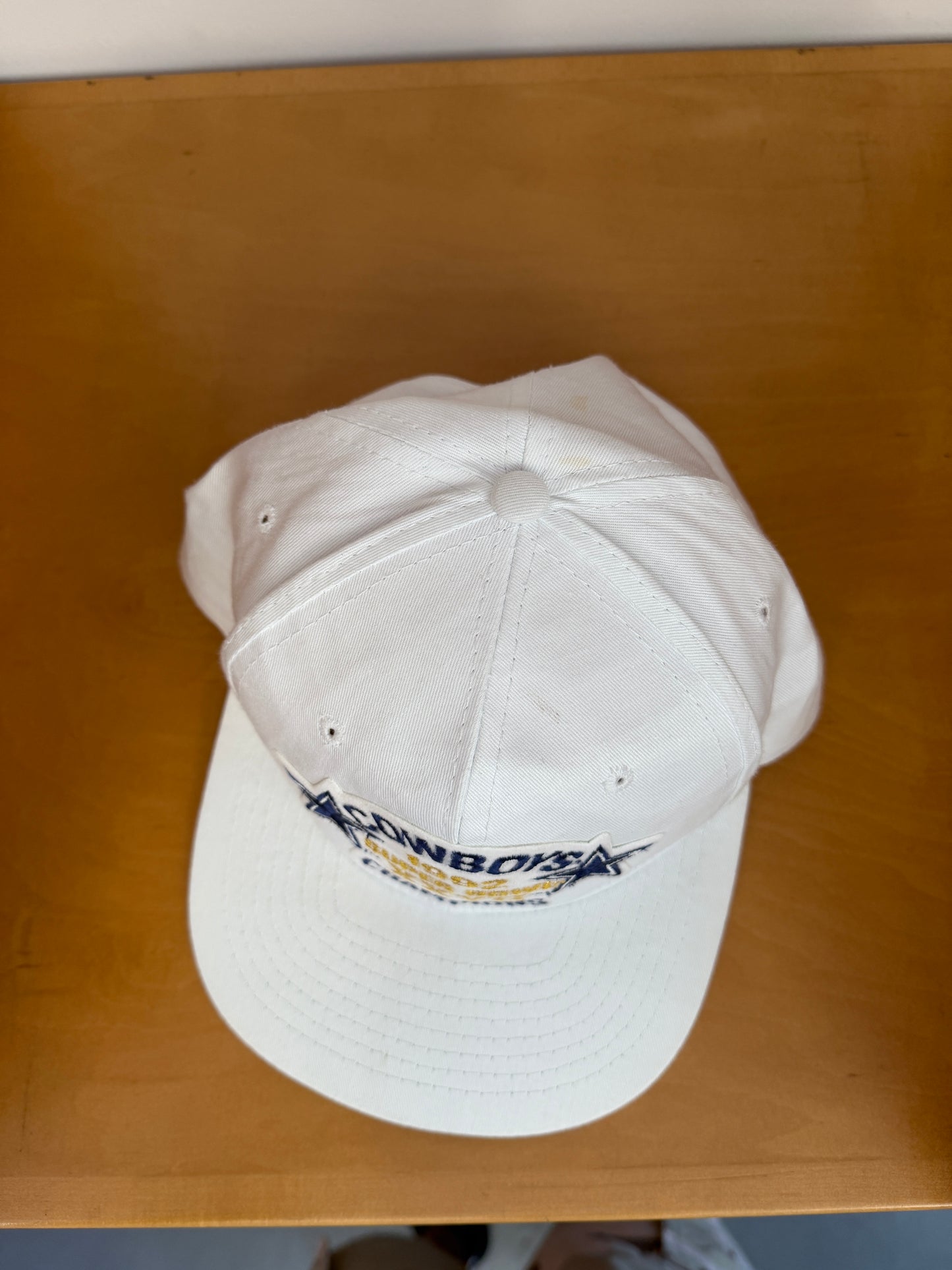 1992 COWBOYS SUPERBOWL XXVII WORLD CHAMPIONS SNAPBACK HAT (THE SPORTSMAN TAG)