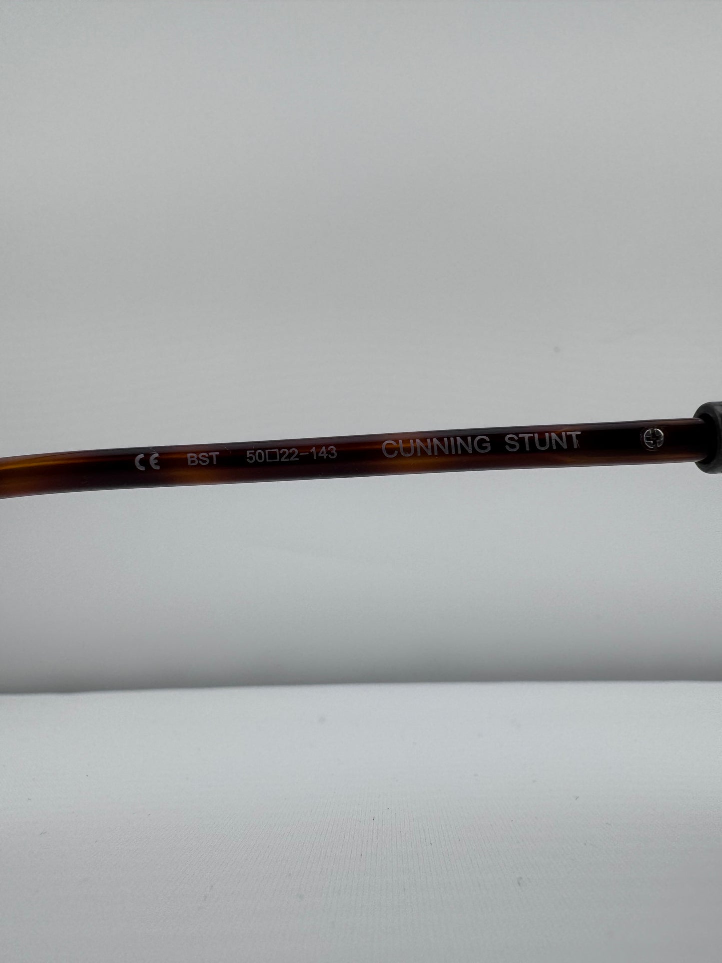 CHROME HEARTS 'CUNNING STUNT' TORTOISE SUNGLASSES (PRE-OWNED WITH CASE)