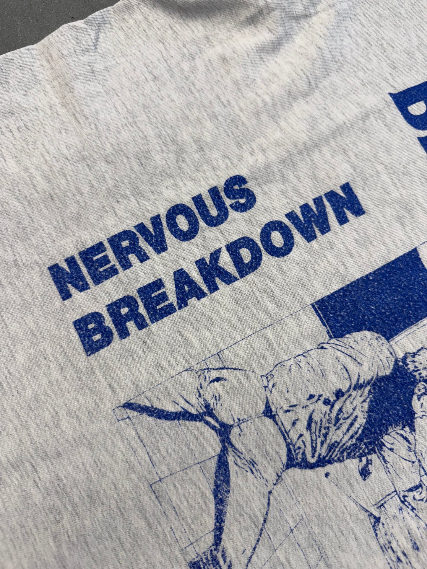 90'S BLACK FLAG NERVOUS BREAKDOWN TEE (HANES BEEFY TAG)