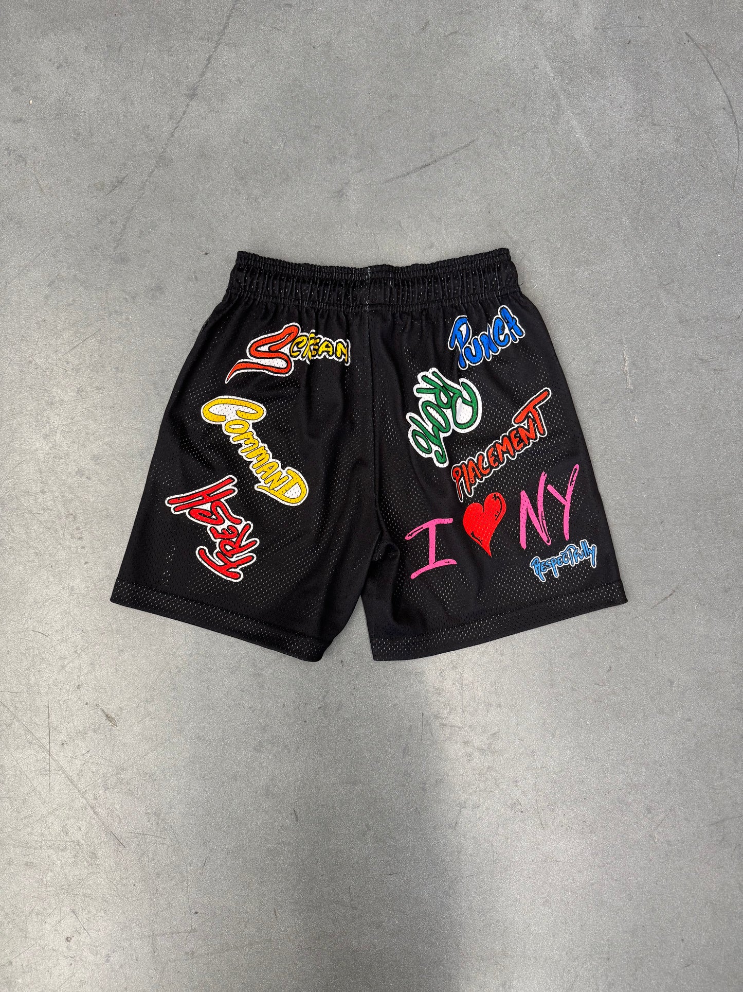 2025 ERIC EMANUEL X MATTY BOY EE SHORTS - BLACK/BLUE