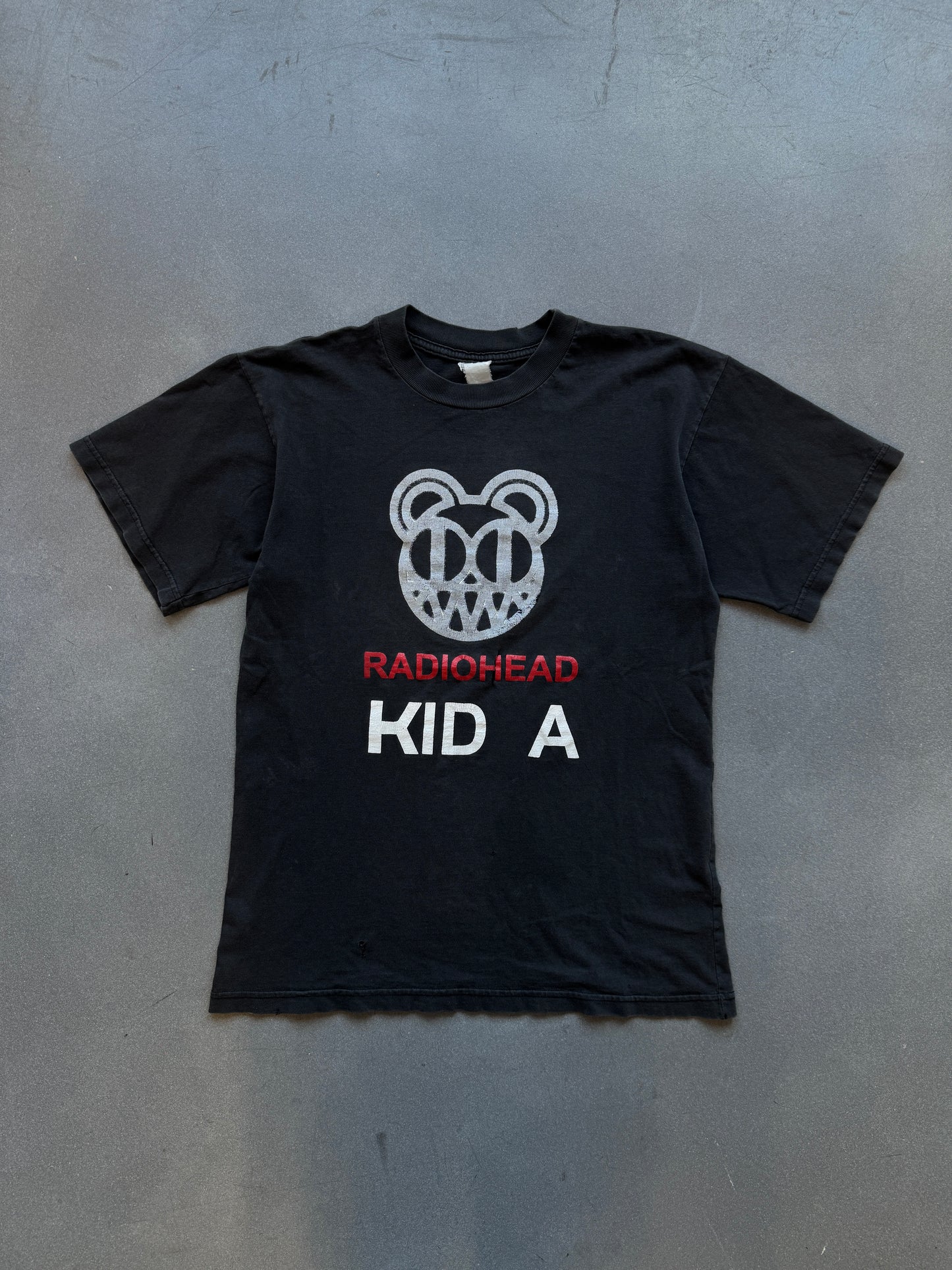 2000 RADIOHEAD KID A TEE (FADED TAG)