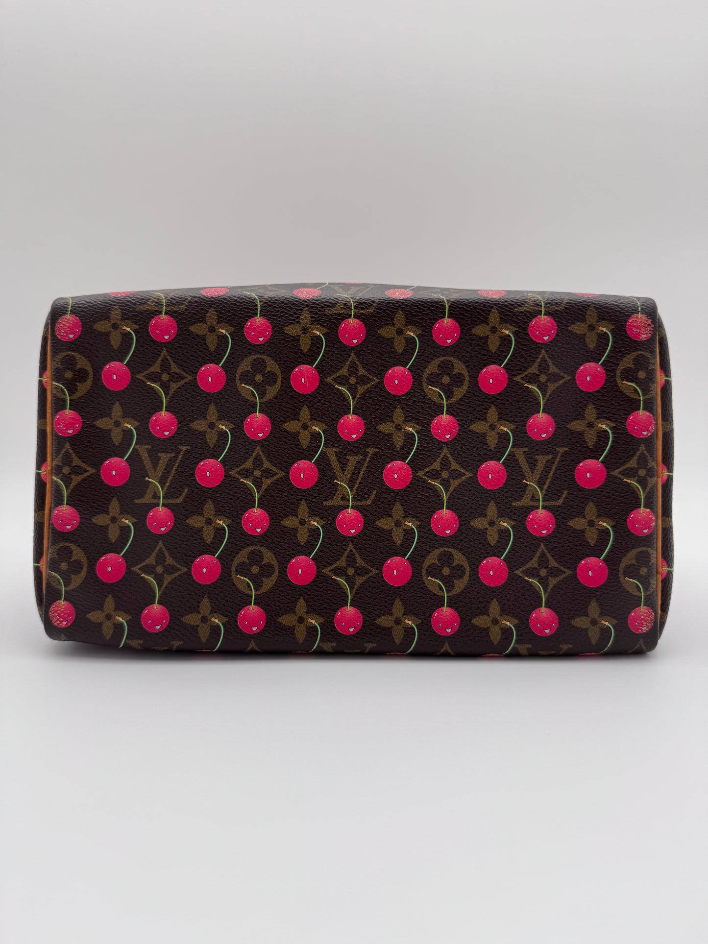 2005 LOUIS VUITTON LV CHERRY MONOGRAM MURAKAMI SPEEDY 25 VINTAGE