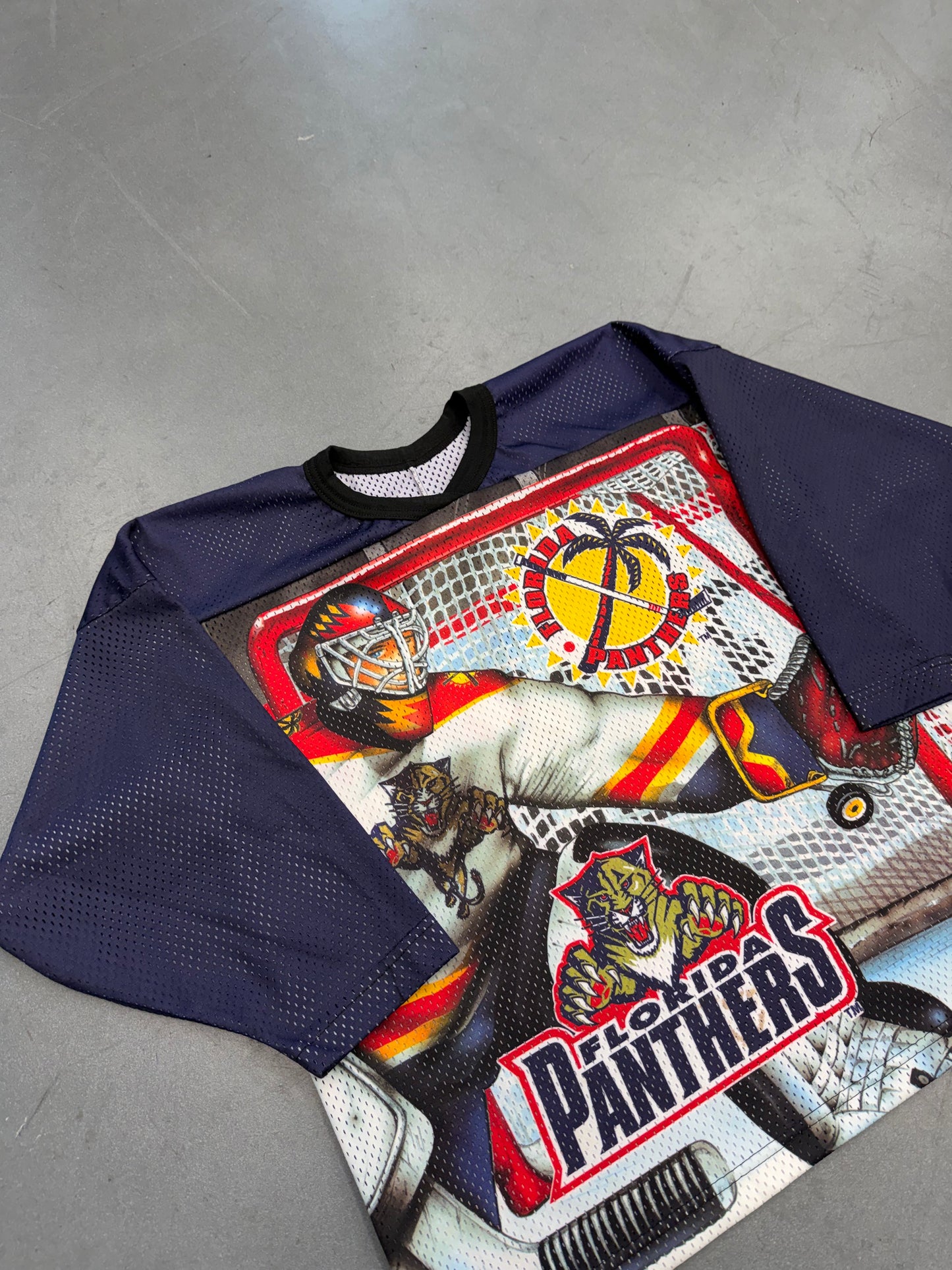 90'S FLORIDA PANTHERS NHL ALL OVER HOCKEY JERSEY (CCM TAG)
