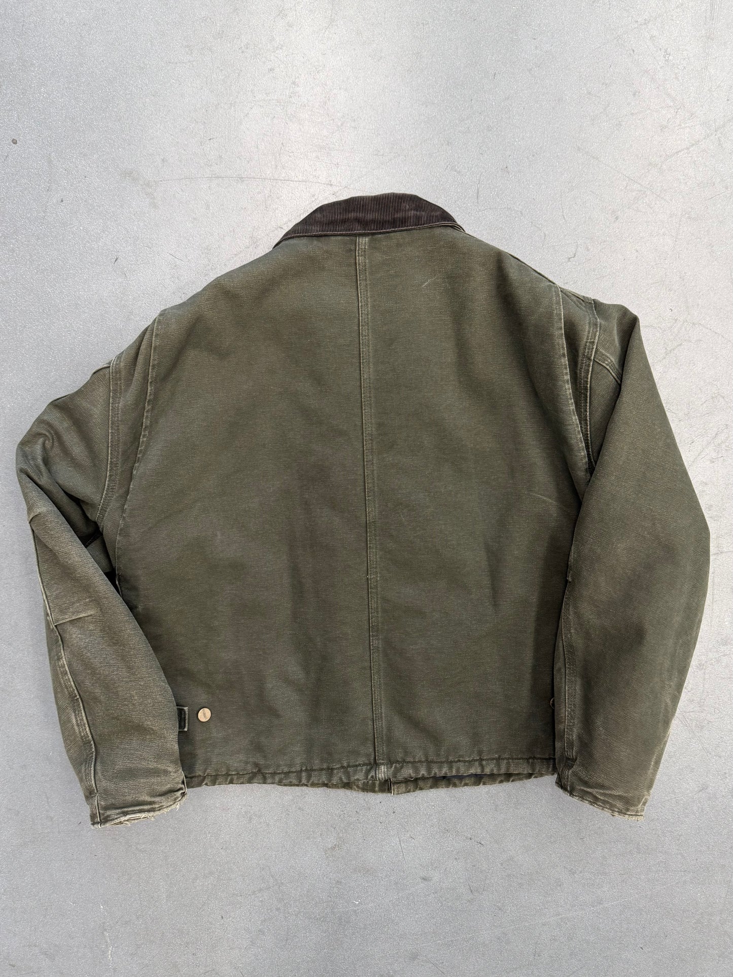 90'S CARHARTT TRADITIONAL ZIP-UP ARCTIC QUILT LINED JACKET (CARHARTT CUT TAG)