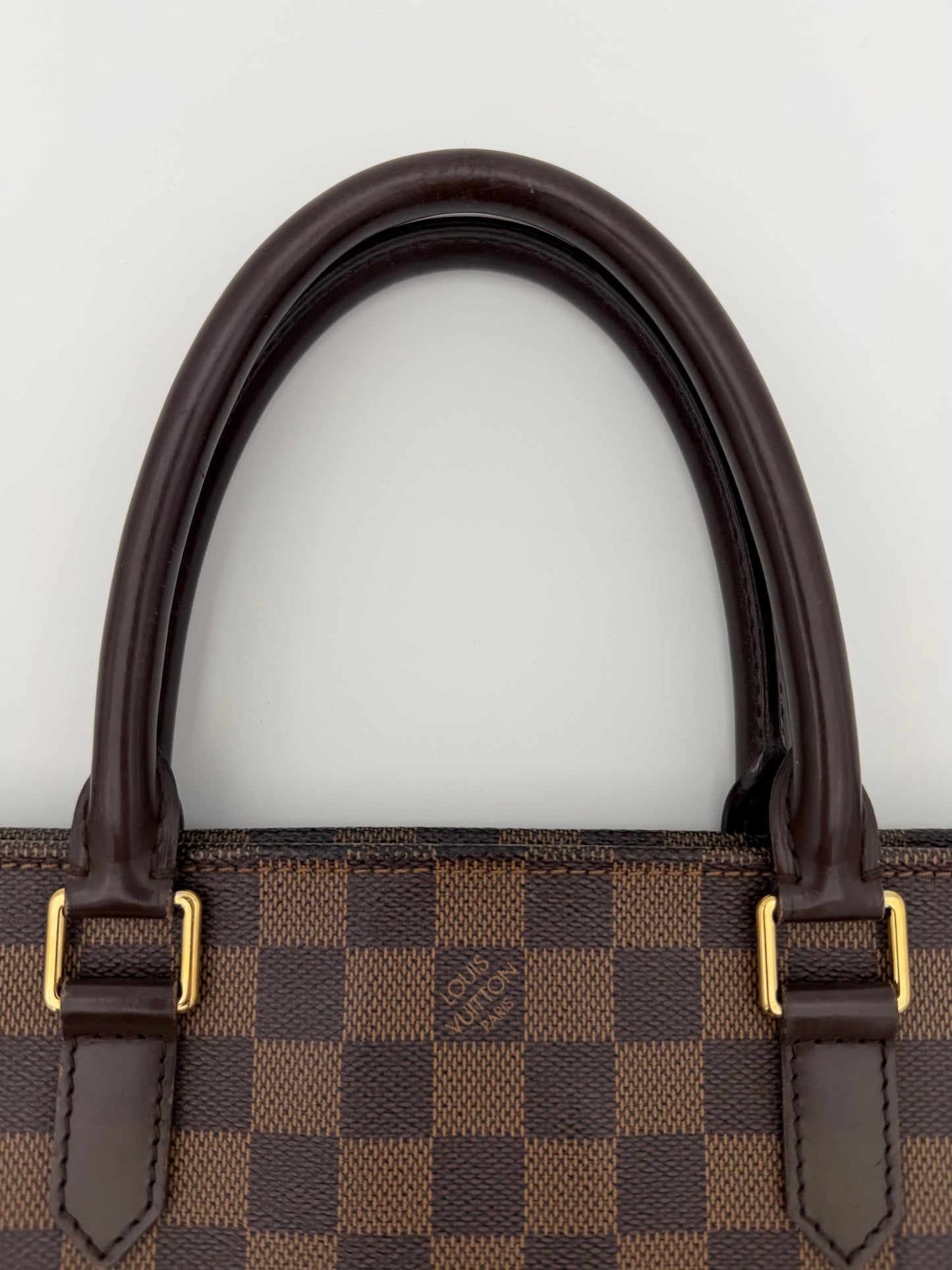LOUIS VUITTON DAMIER EBENE SAC PLAT TOTE
