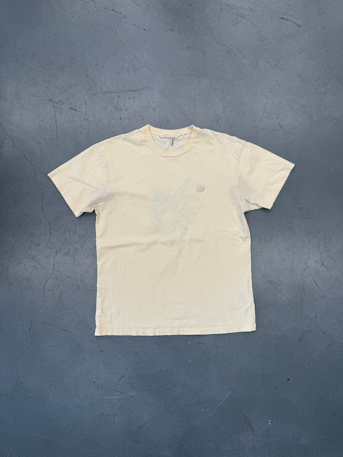 MONCLER GENIUS 2 1952 EMBROIDERED TEE - CREAM