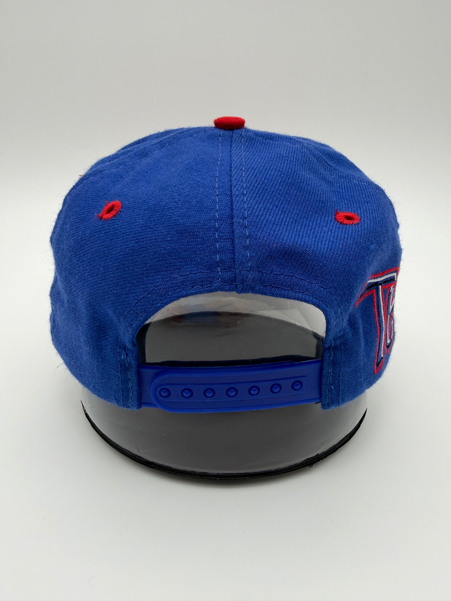 90'S TEXAS RANGERS SKETCH-STYLE SPELLOUT SNAPBACK (MLB GENUINE TAG)