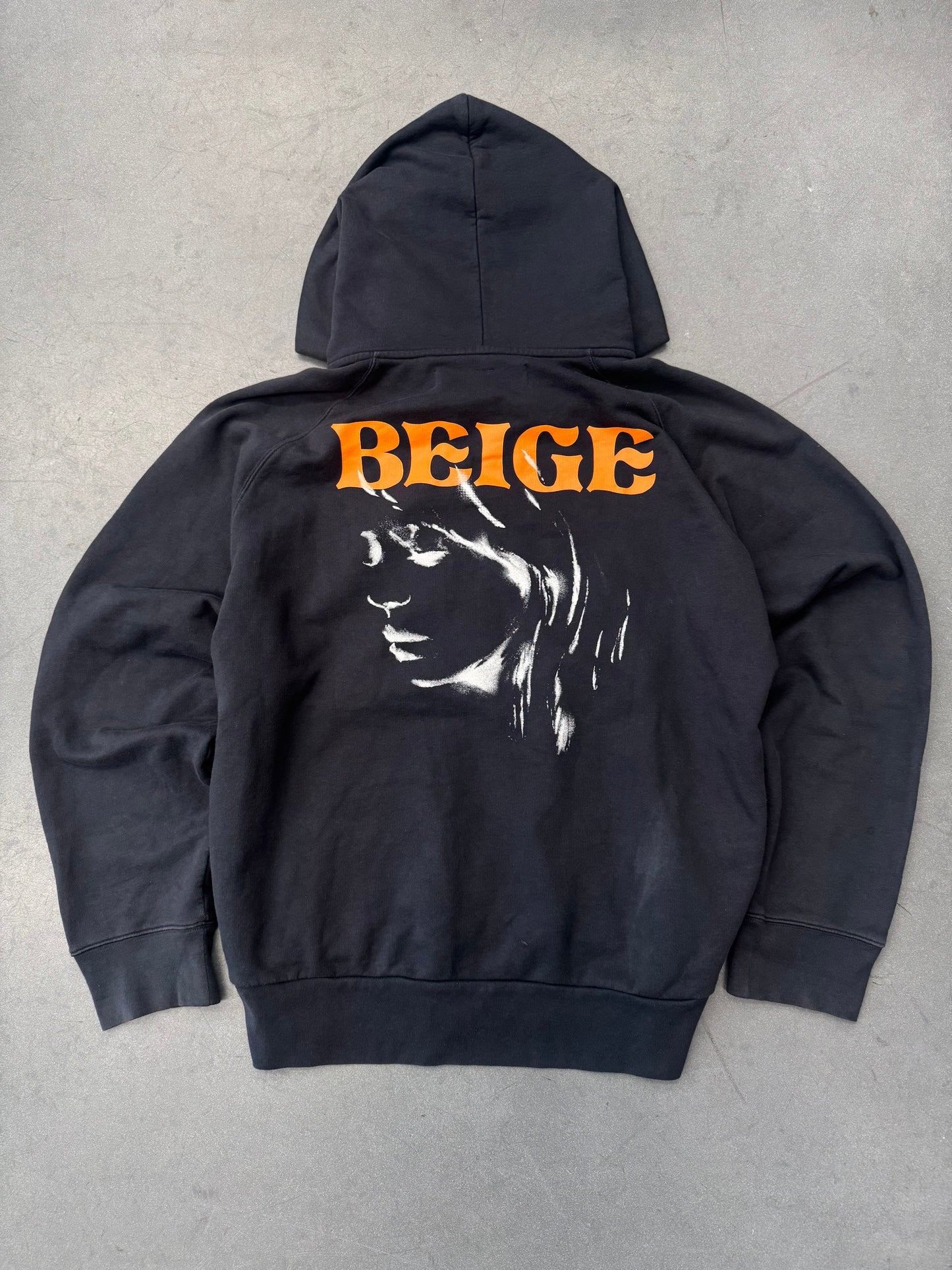 FW19 OFF-WHITE VIRGIL ABLOH PORTRAIT FACE DOUBLE ZIP HOODIE