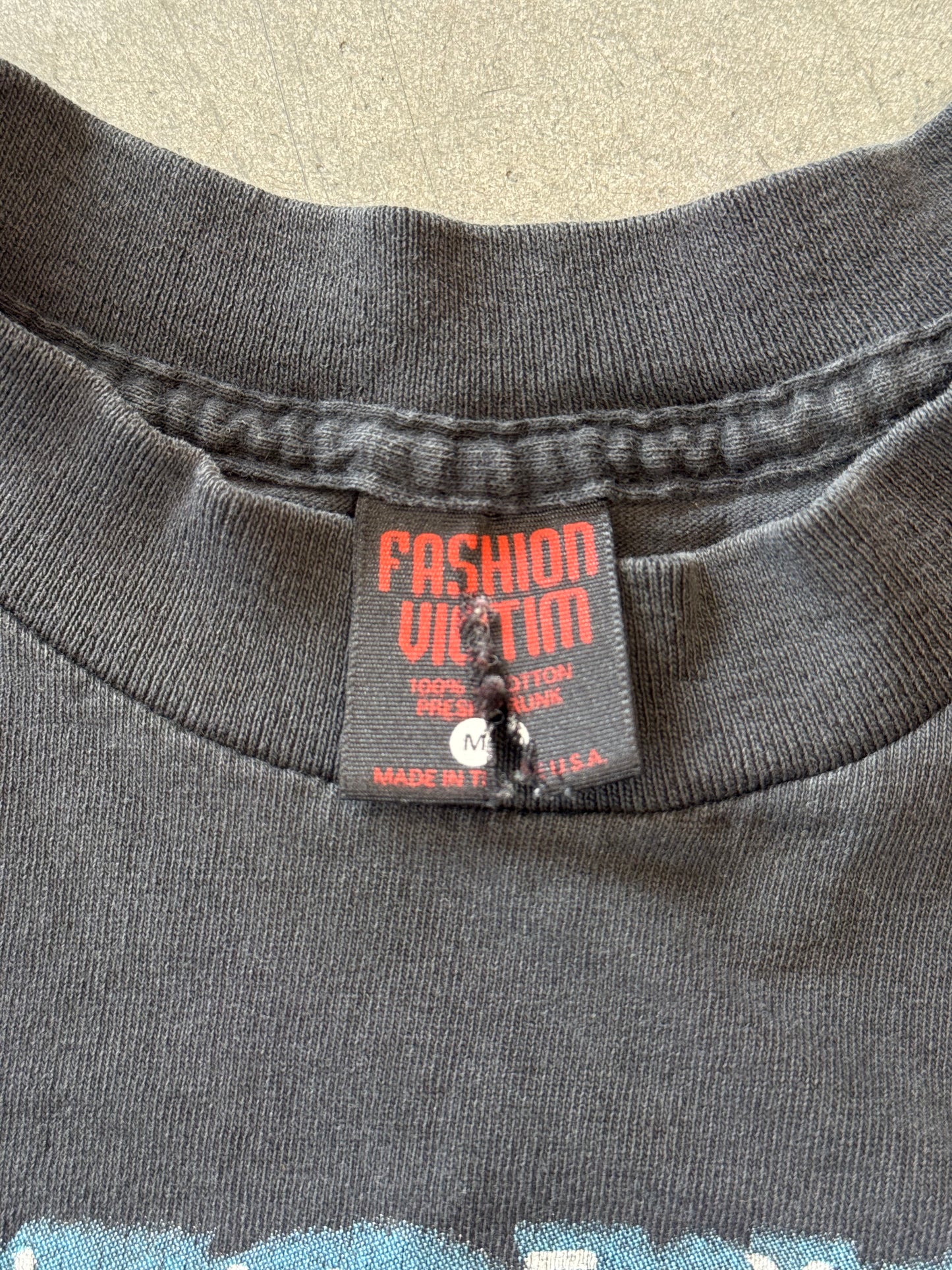 1988 AKIRA NEO-TOKYO IS ABOUT TO EXPLODE MOVIE PROMO TEE (FASHION VICTIM TAG)
