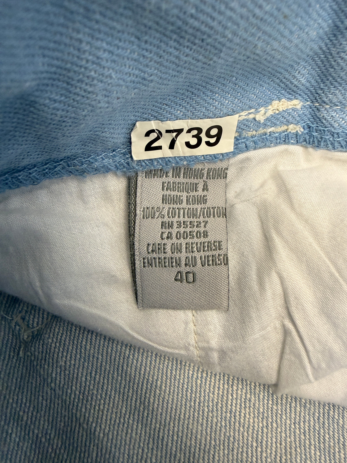 Y2K MARITHE FRANCOIS GIRBAUD DENIM SHUTTLE PANTS - LIGHT BLUE