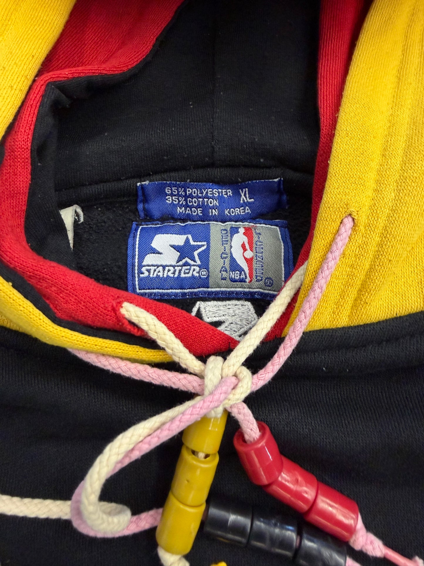 90'S STARTER NBA ATLANTA HAWKS DOUBLE HOODIE