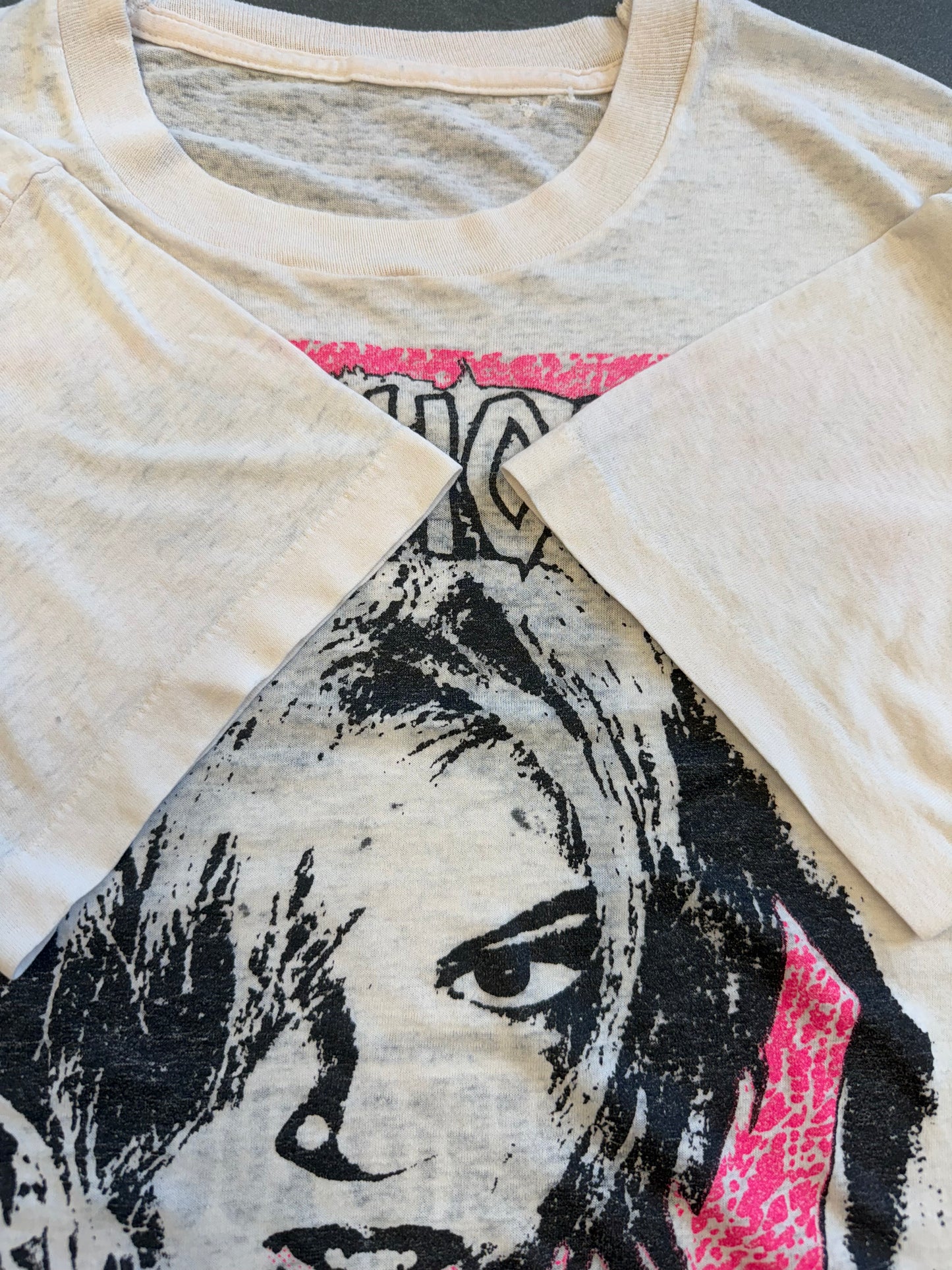 80'S MUDHONEY HAVE YOU SEEN THIS MAN? RUSS MEYER MOVIE PROMO TEE (PULLED TAG)