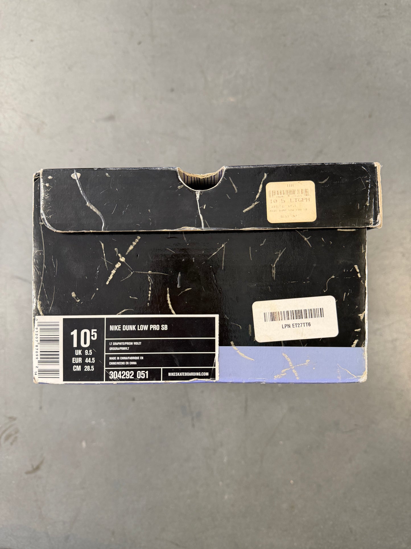 2006 NIKE DUNK LOW PRO SB - PURPLE PIGEON (W/BOX)