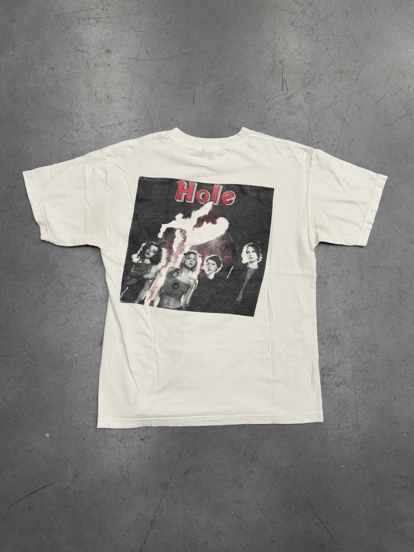 90S HOLE CELEBRITY SKIN BOOTLEG TOUR TEE (HYLAND TAG)
