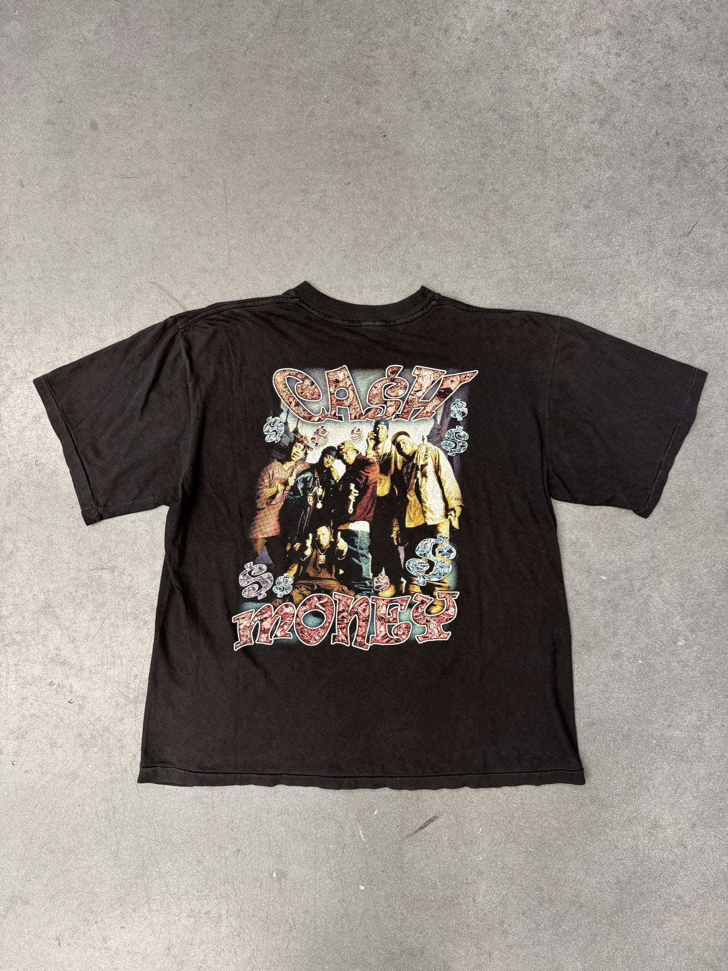 2000 Y2K RUFF RYDERS CASH MONEY TOUR BOOTLEG RAP TEE (FADED TAG)
