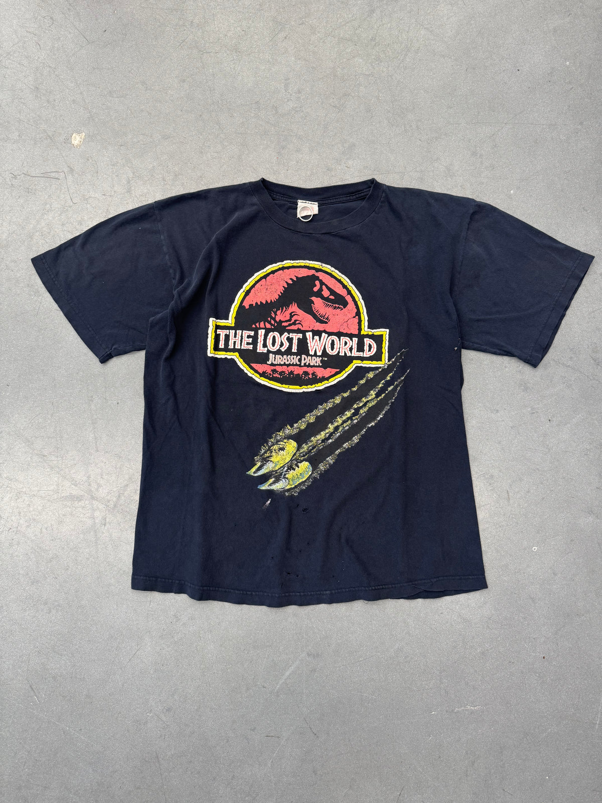 1997 JURASSIC PARK THE LOST WORLD PROMO TEE (FADED TAG)