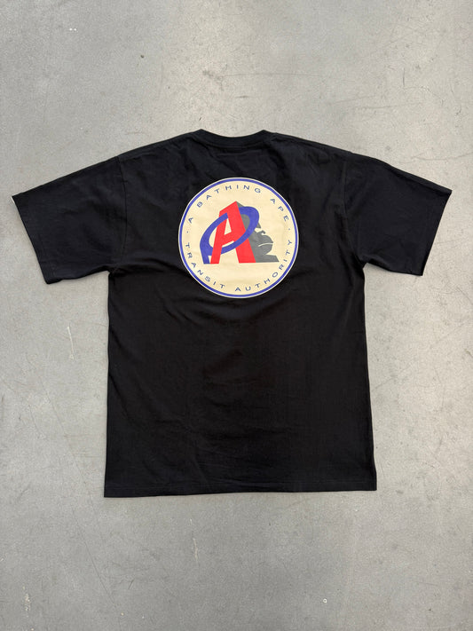 SS25 A BATHING APE BAPE TRANSIT AUTHORITY SHIRT (NEW) (XL)