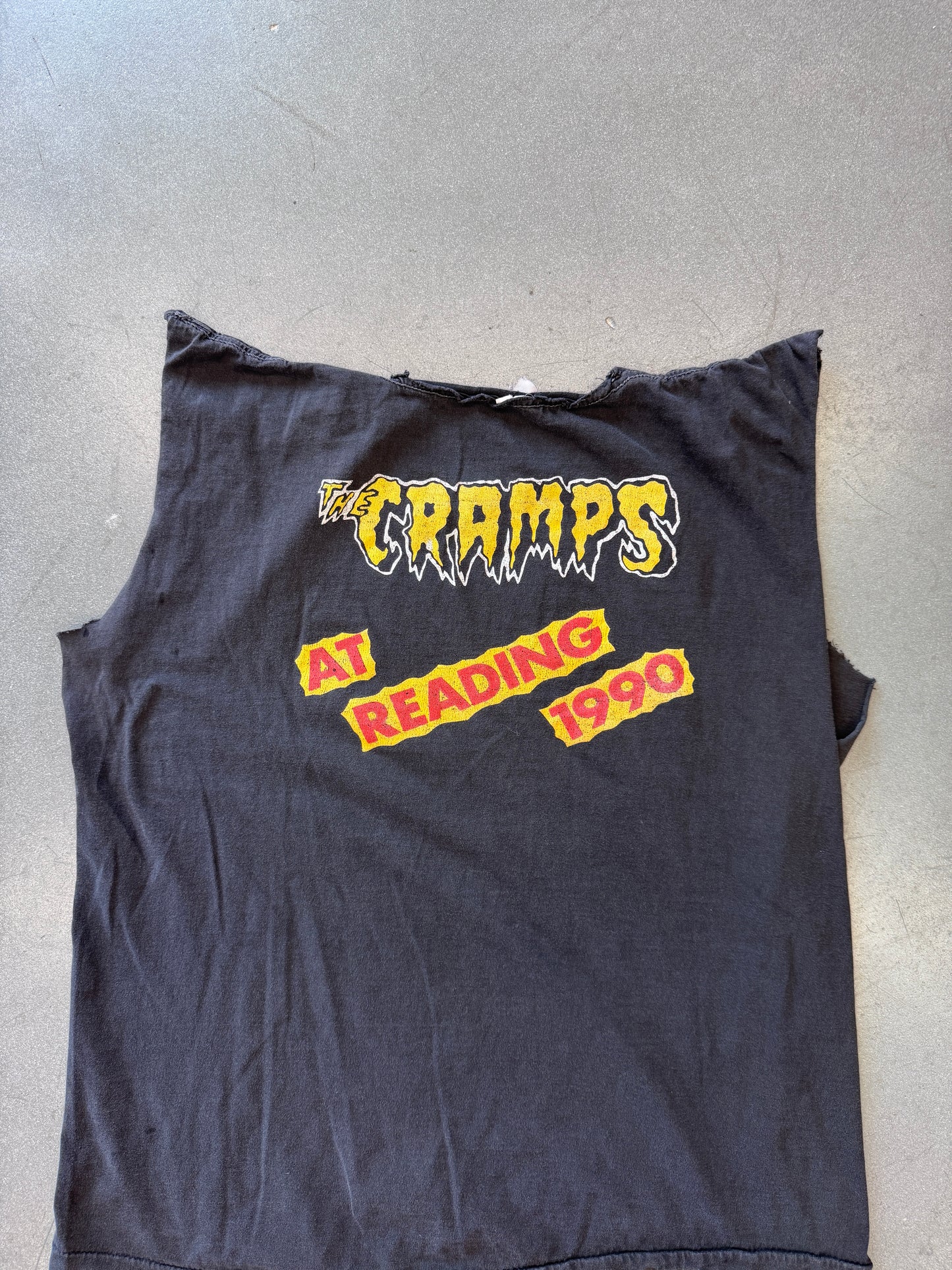 1990 THE CRAMPS AT READING CUT-OFF TEE