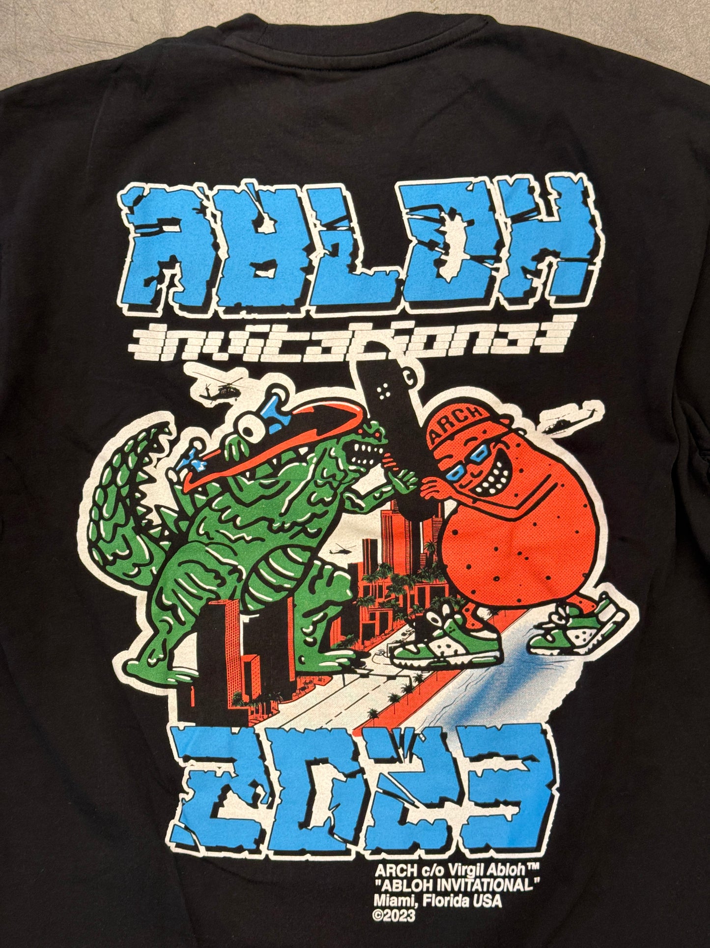 2023 VIRGIL ABLOH SKATE INVITATIONAL MIAMI TEE