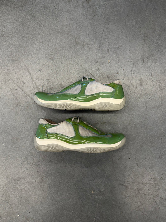 PRADA AMERICA'S CUP SNEAKER - GREEN (W/O BOX)
