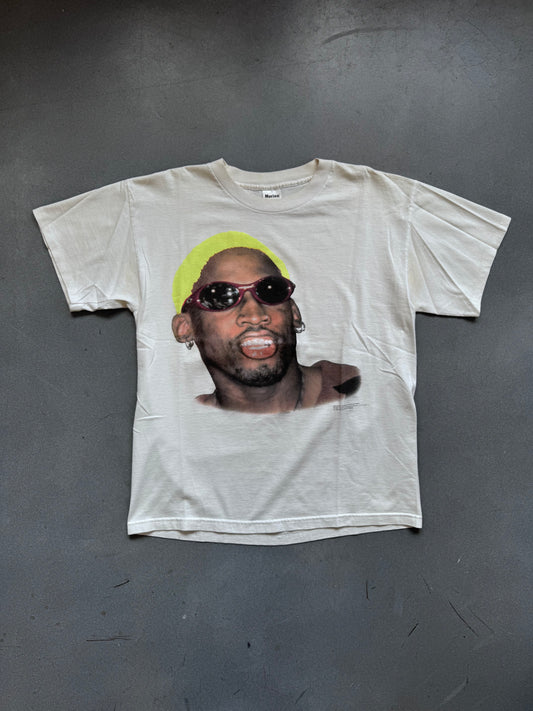 1996 DENNIS RODMAN NEON HAIR TEE (MURINA TAG)