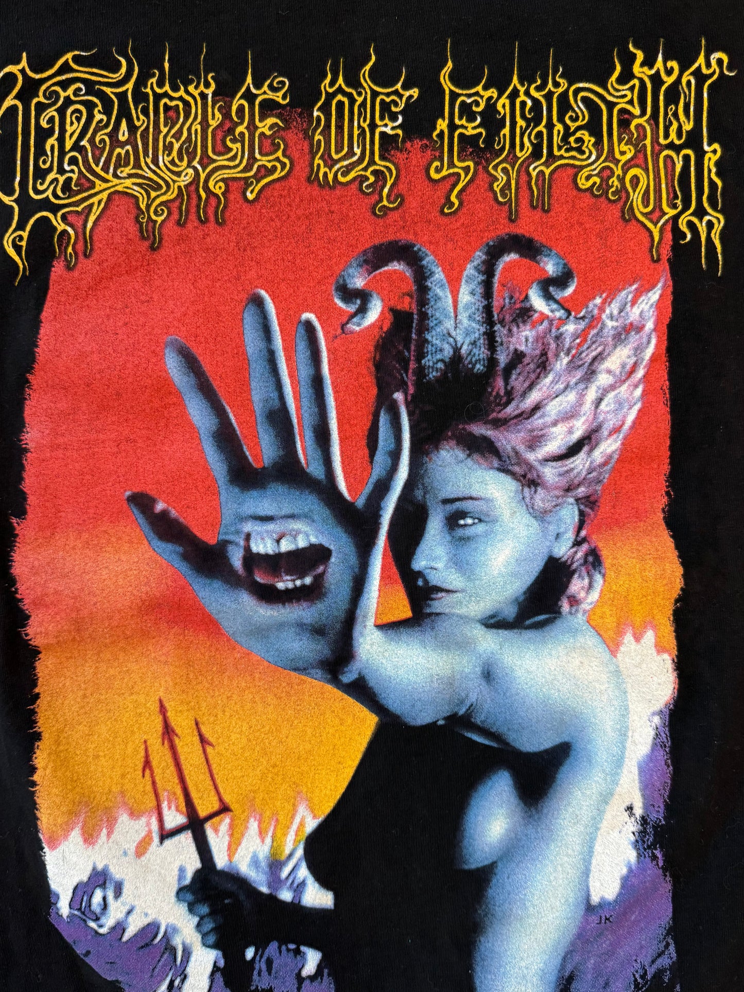 2000 CRADLE OF FILTH SPEAK TO THE HAND TEE (PULLED TAG)