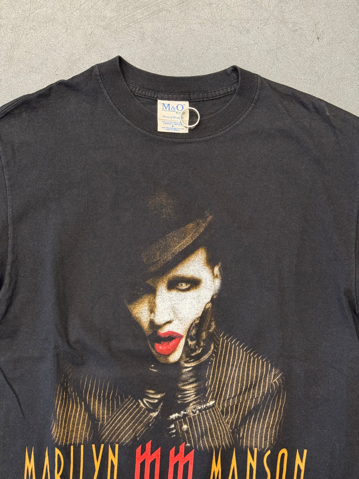 2003 MARILYN MANSON "THE GOLDEN AGE OF GROTESQUE" TEE (M&O HEAVYWEIGHT TAG)